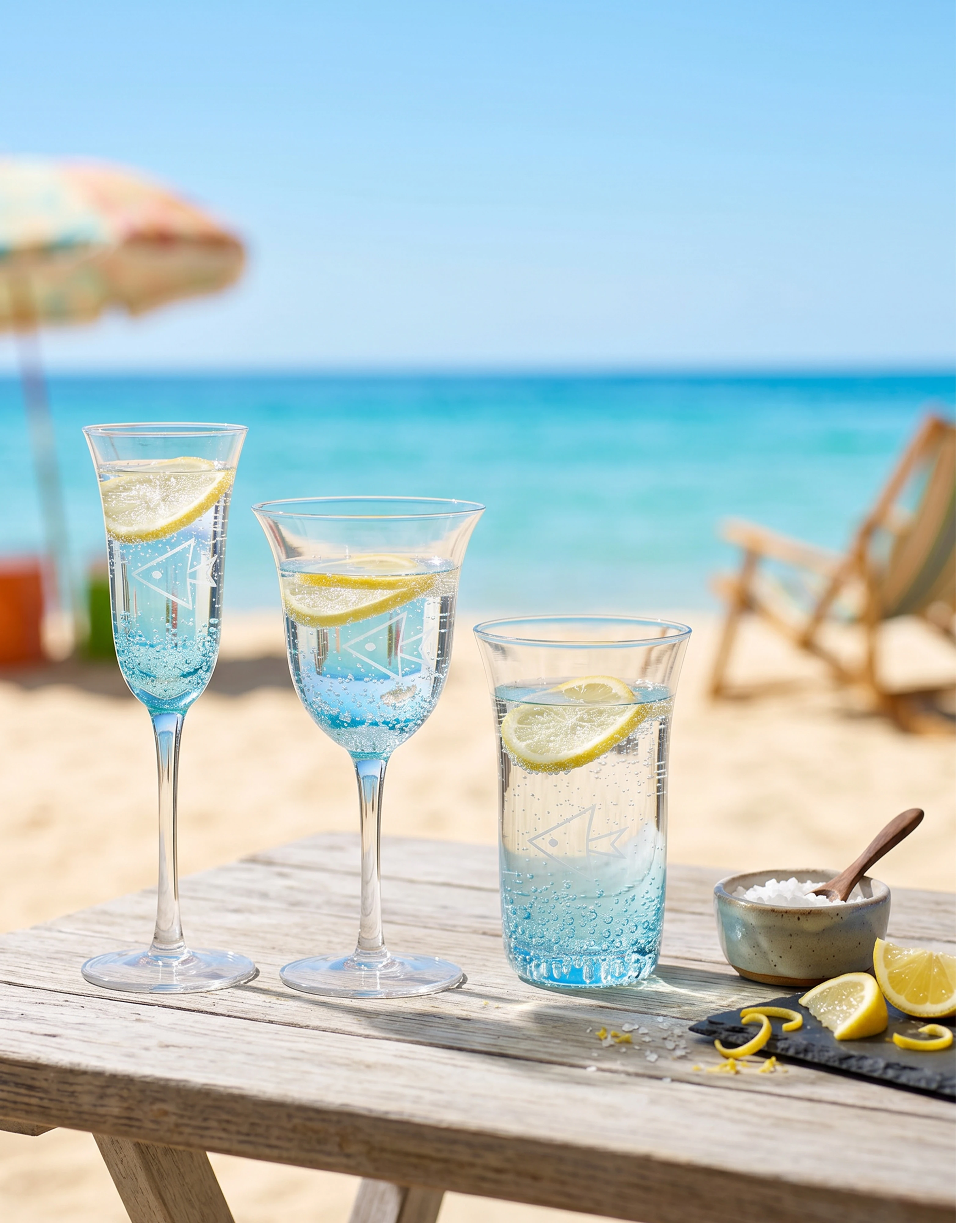 Glass Drinkware Set
