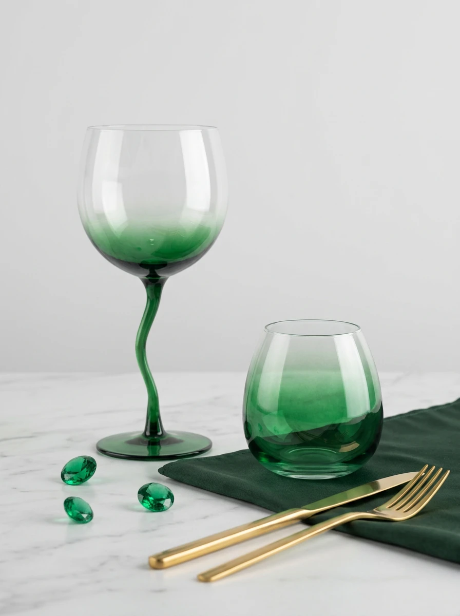 Glass Drinkware Set
