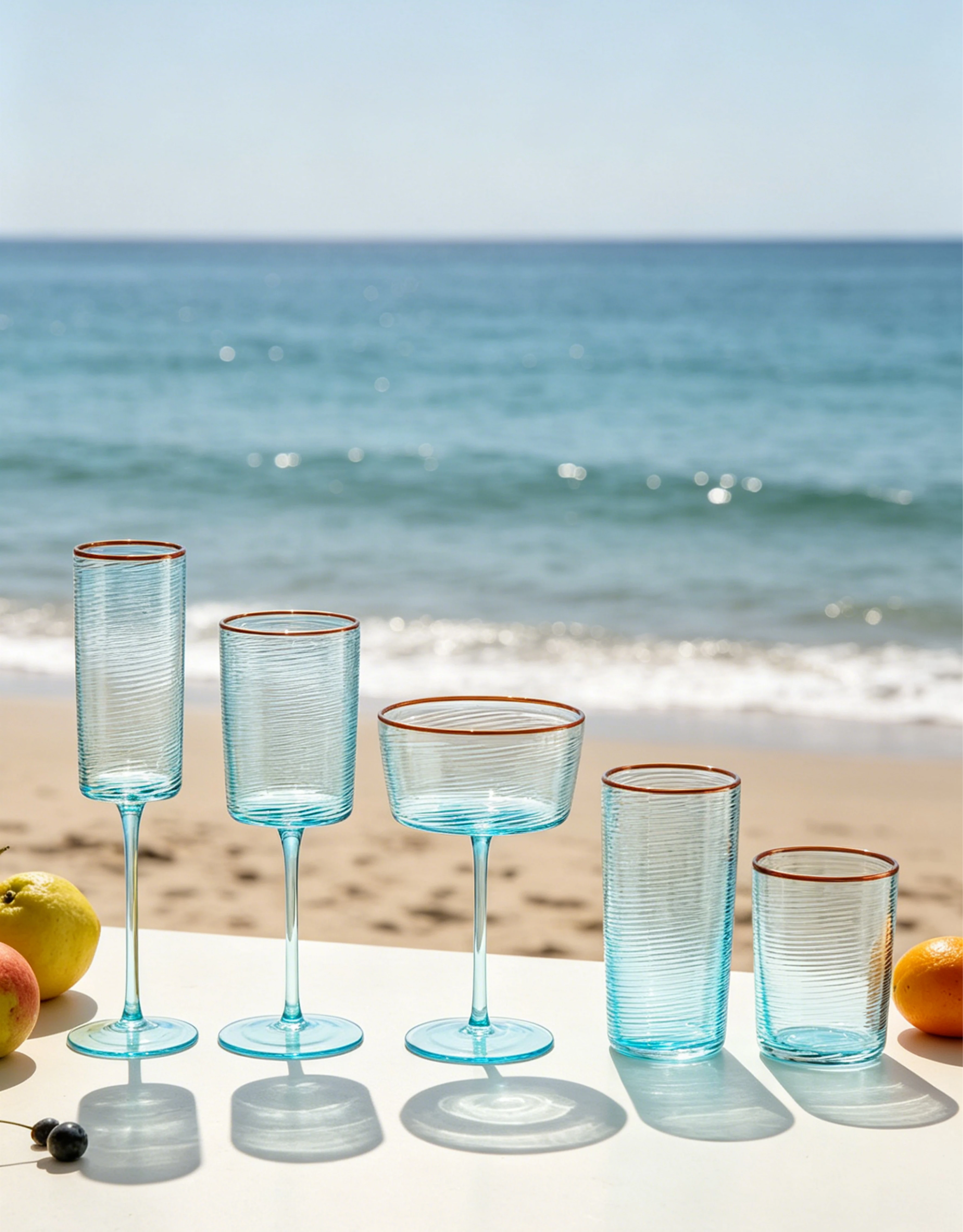 Glass Drinkware Set