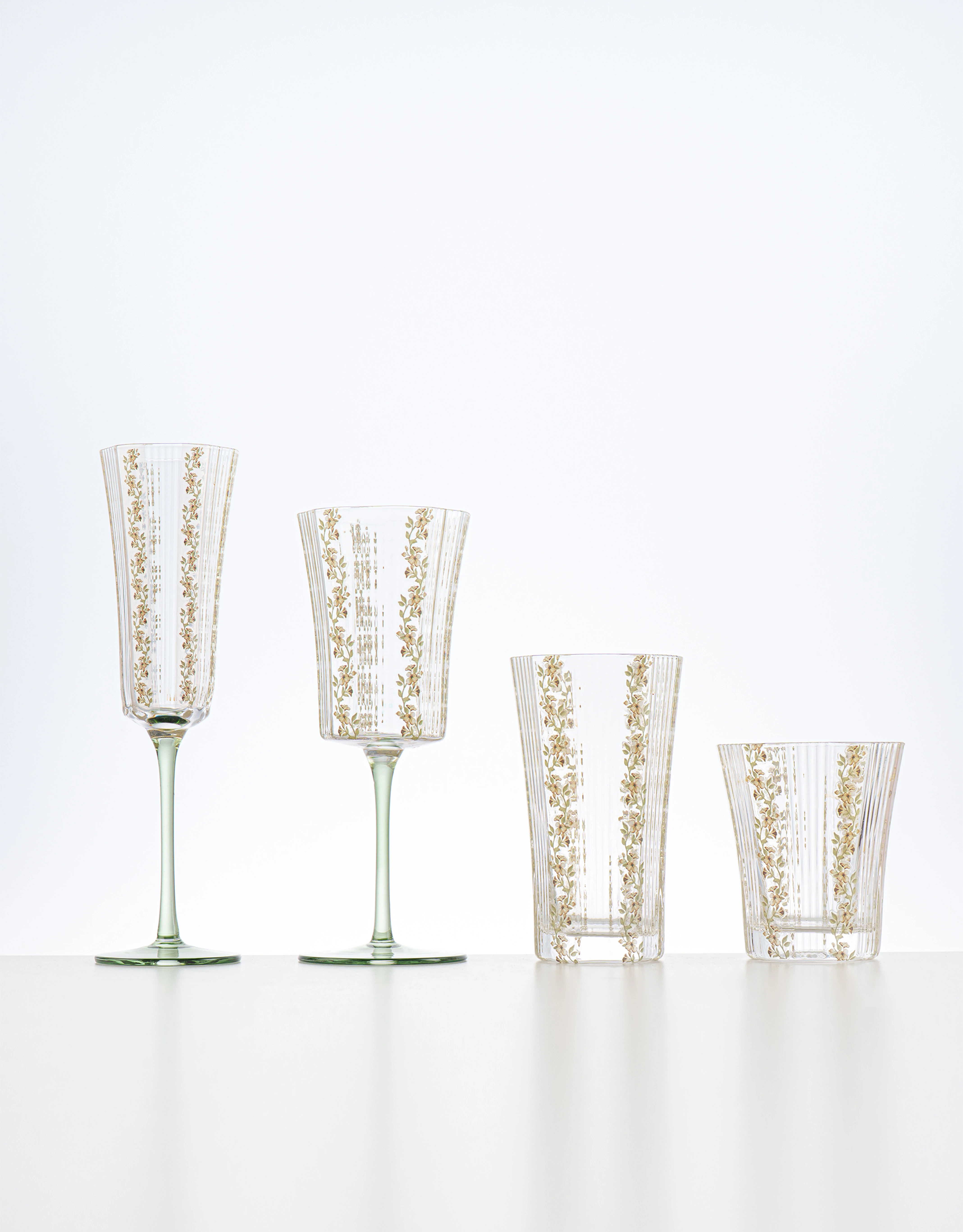 Glass Drinkware Set