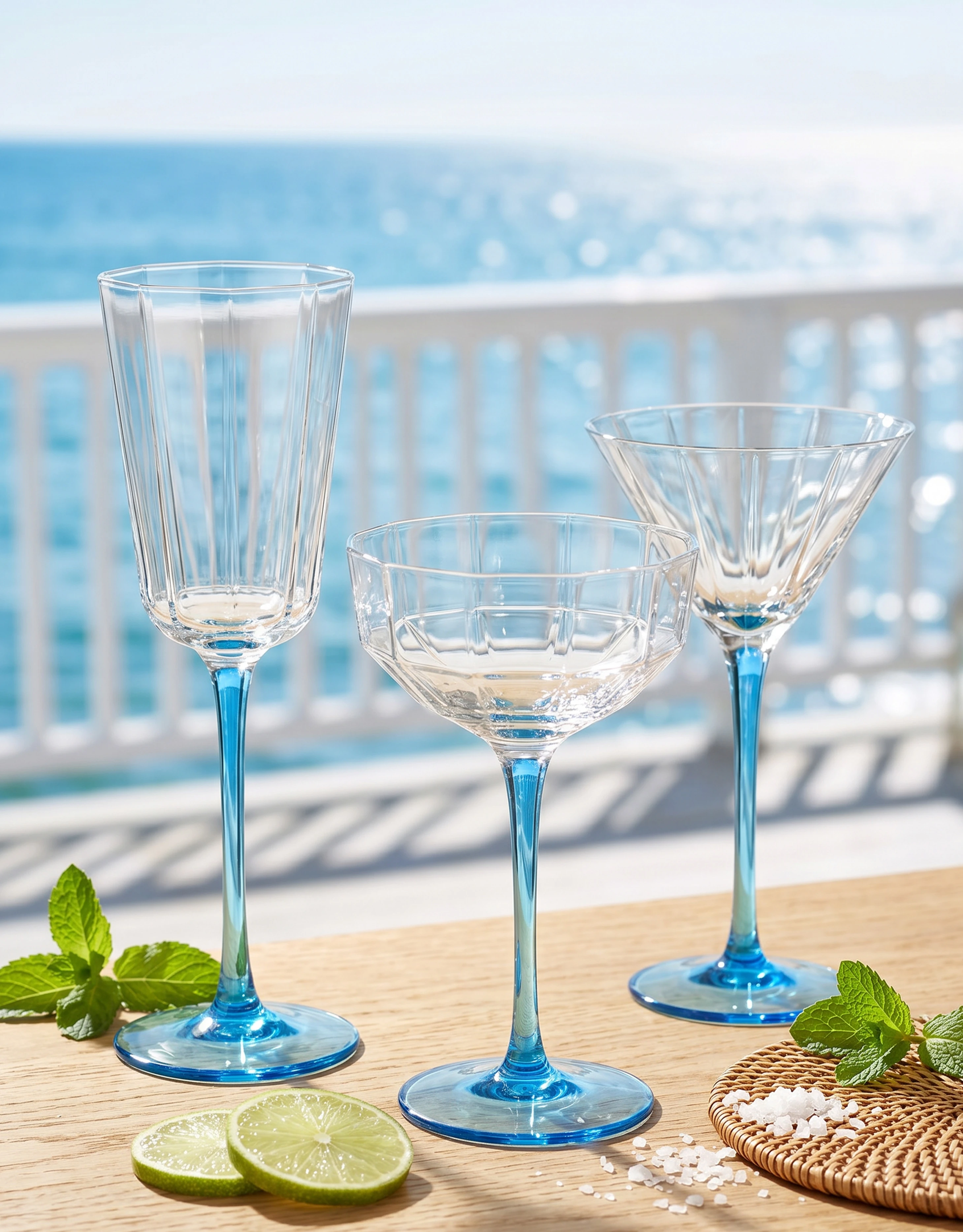 Glass Drinkware Set
