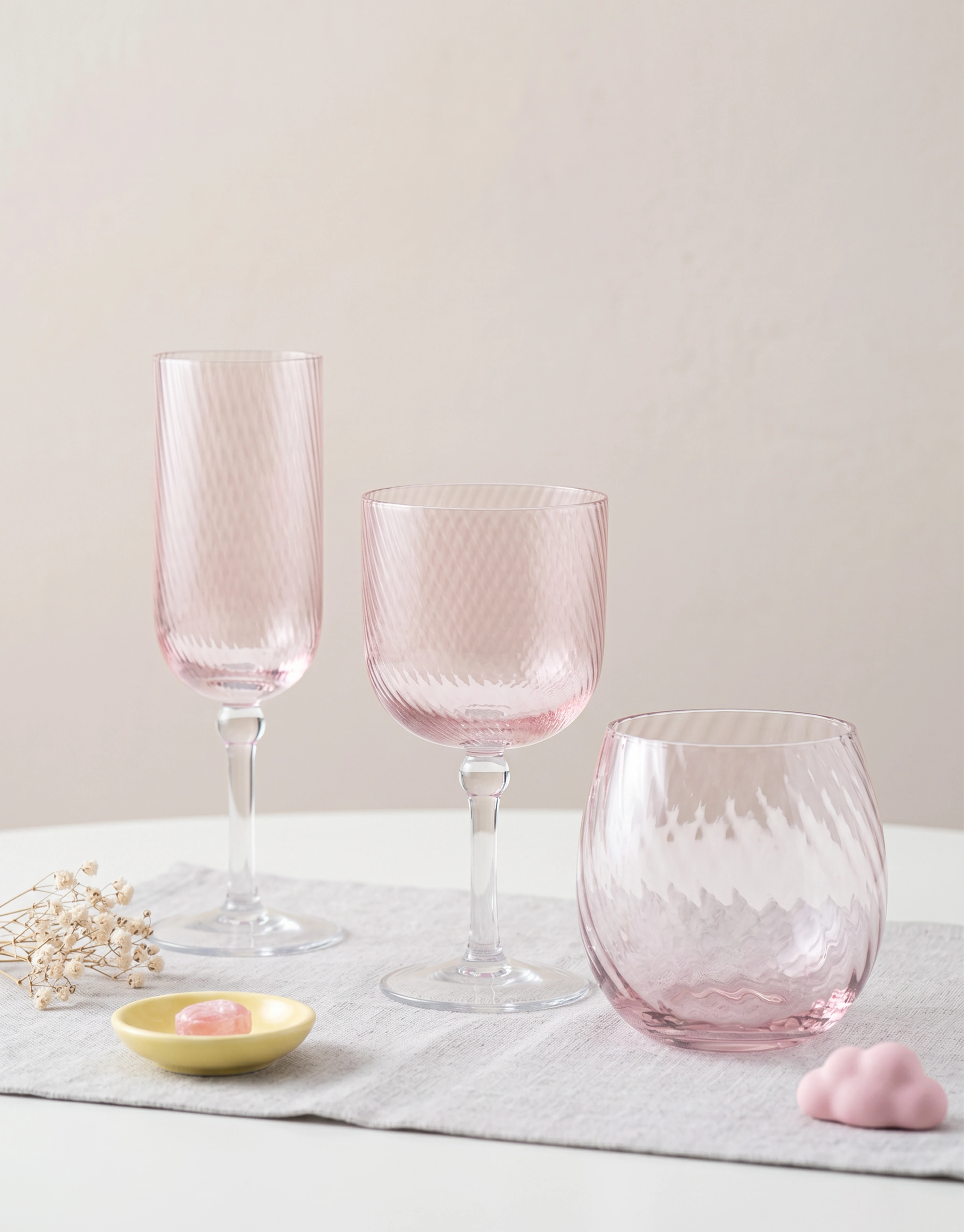 Glass Drinkware Set