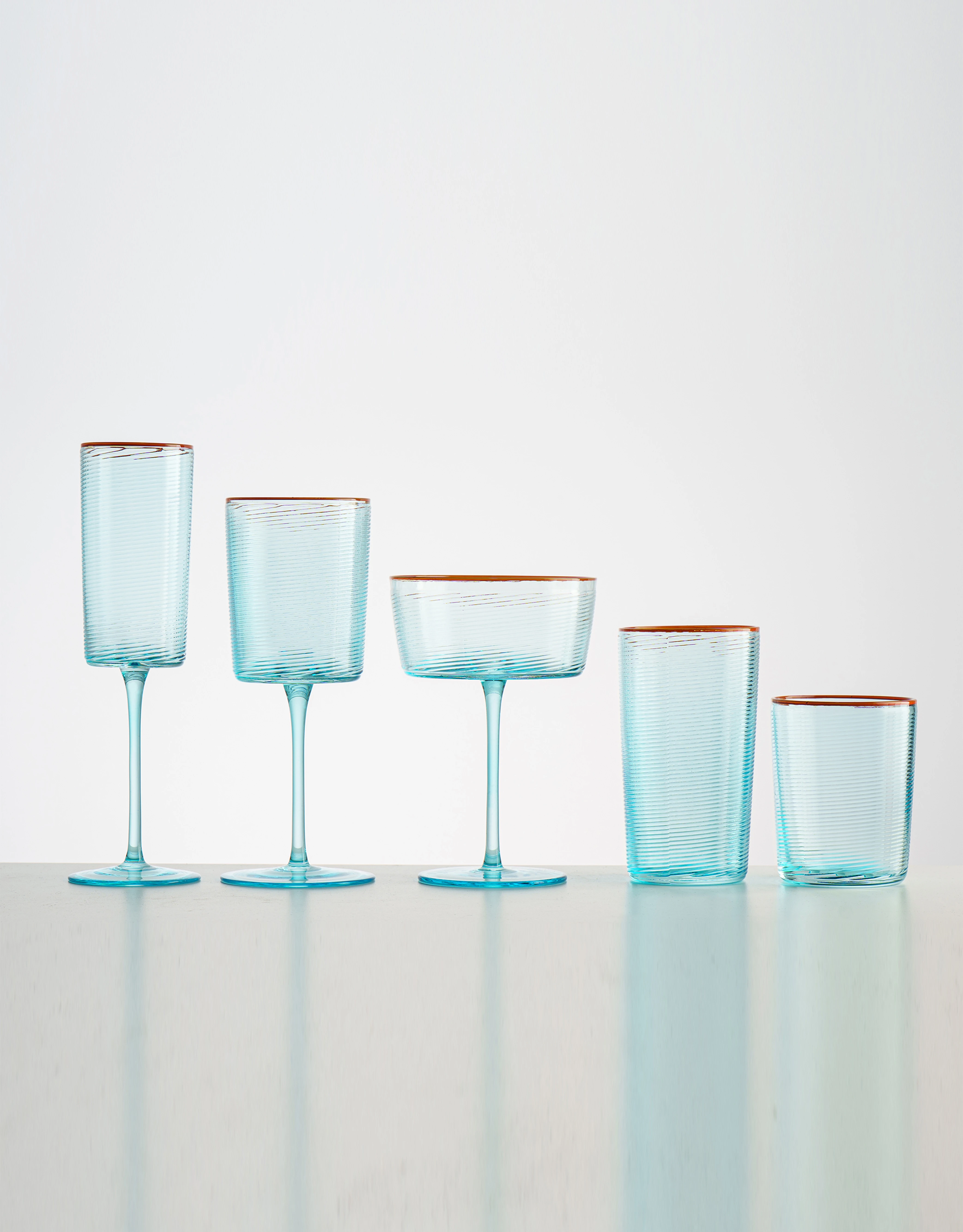 Glass Drinkware Set