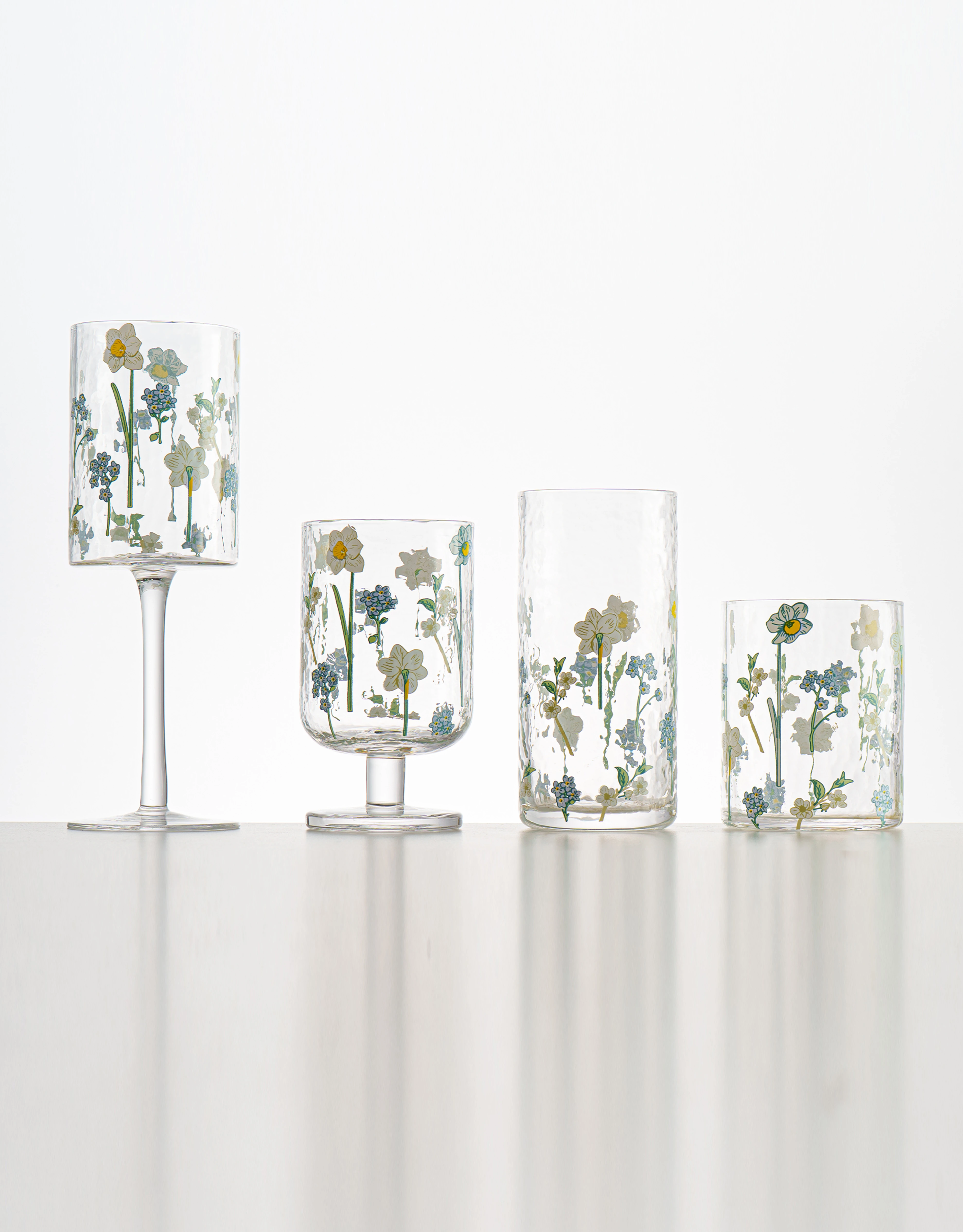 Glass Drinkware Set
