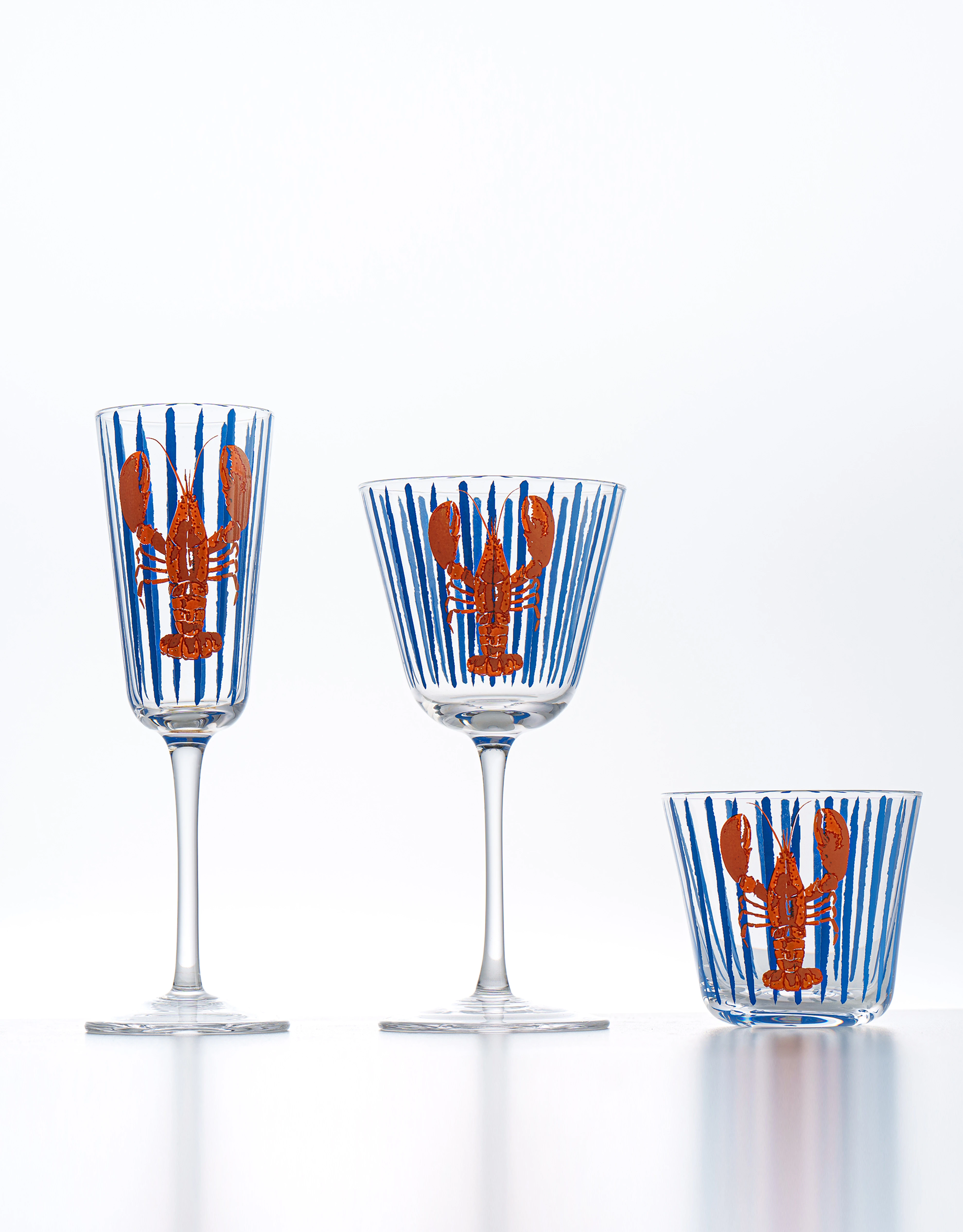 Glass Drinkware Set