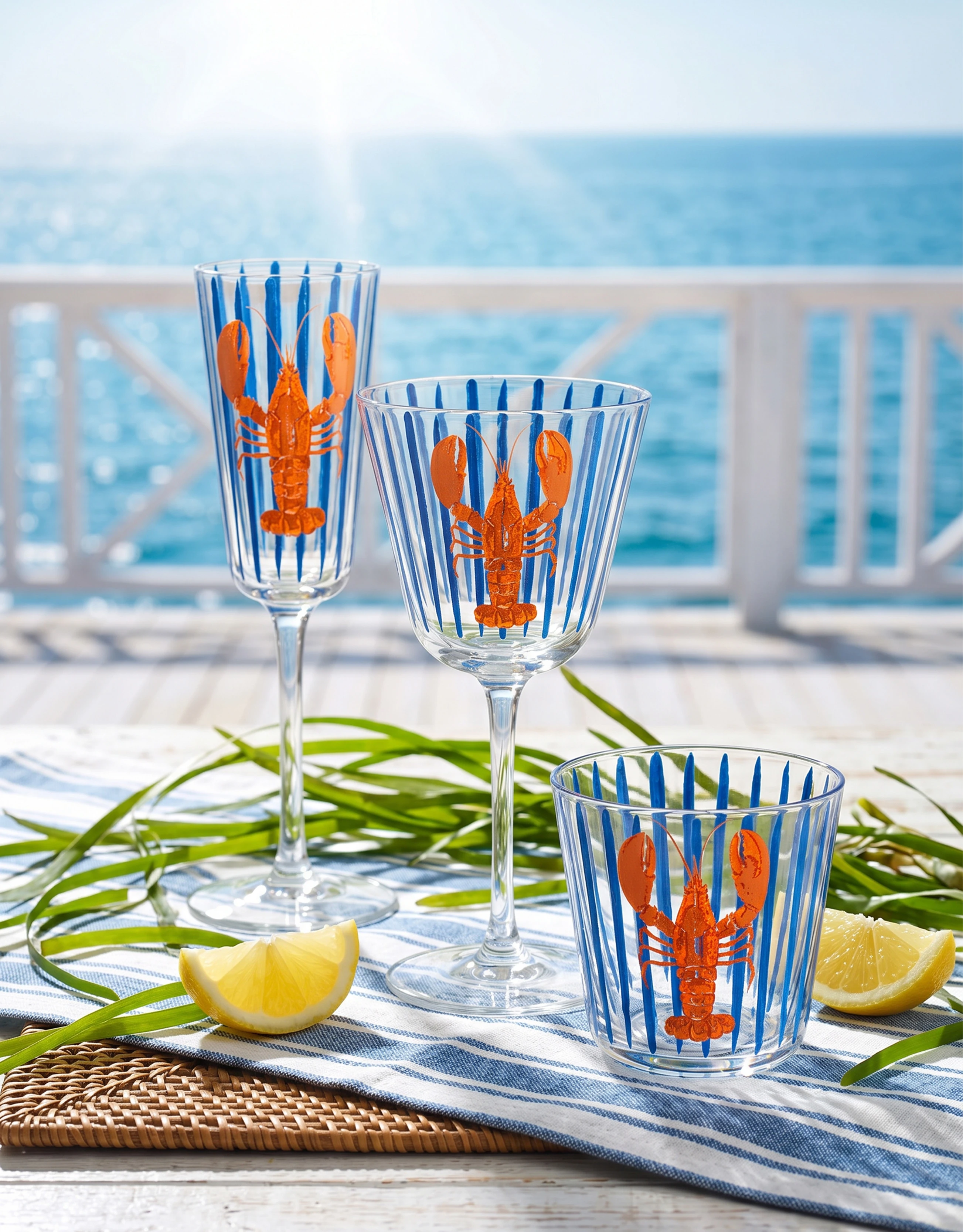 Glass Drinkware Set