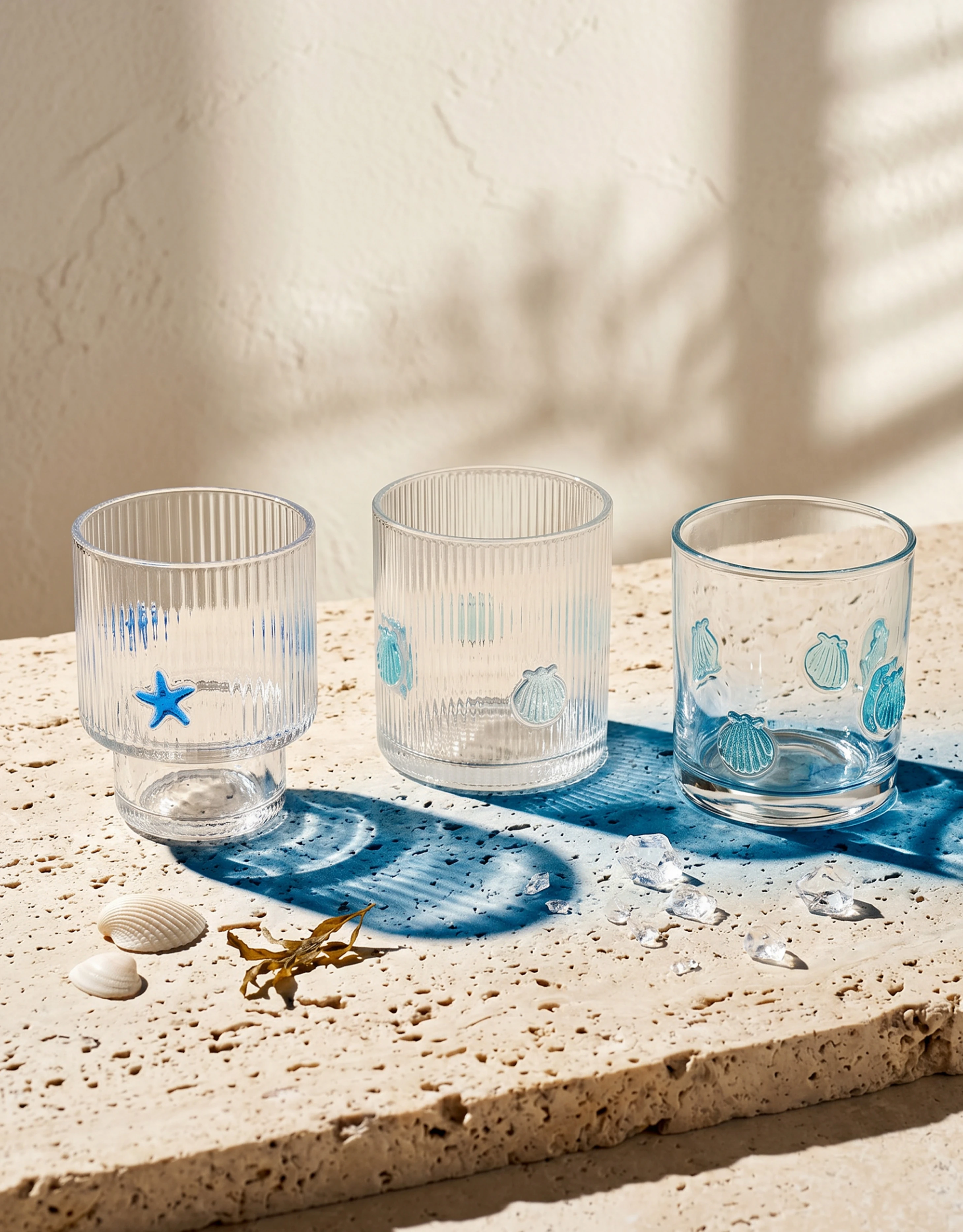 Glass Drinkware Set
