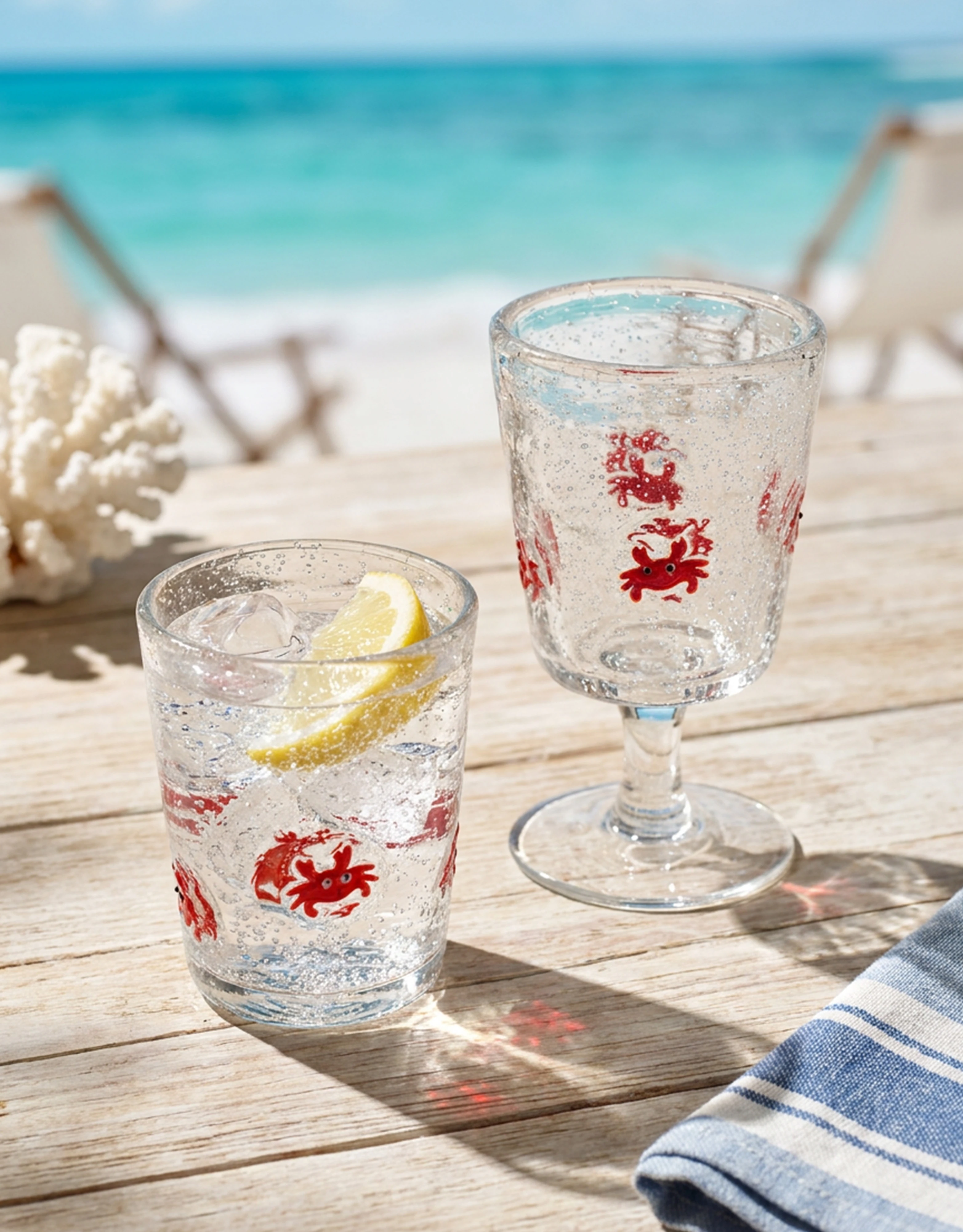 Glass Drinkware Set
