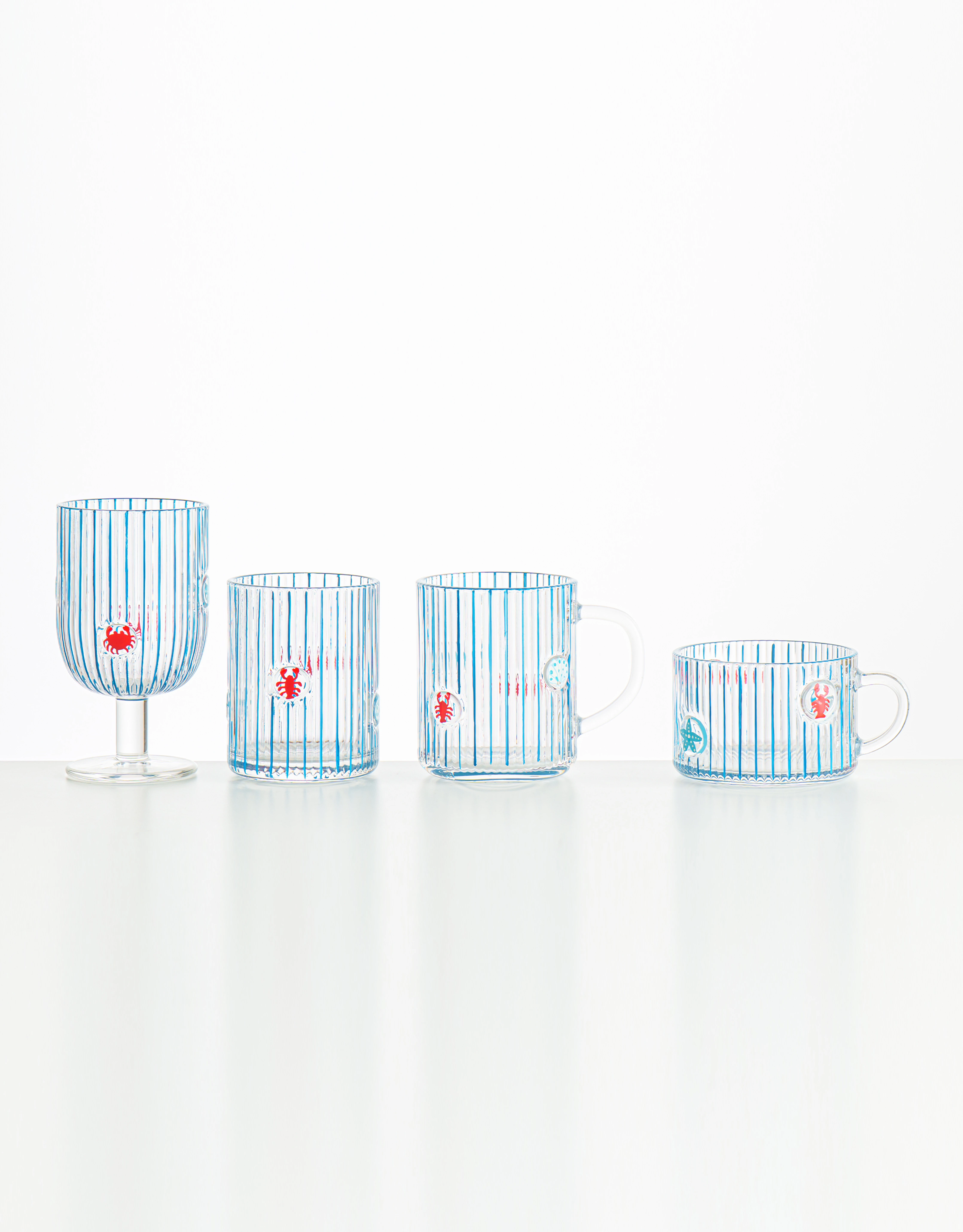 Glass Drinkware Set