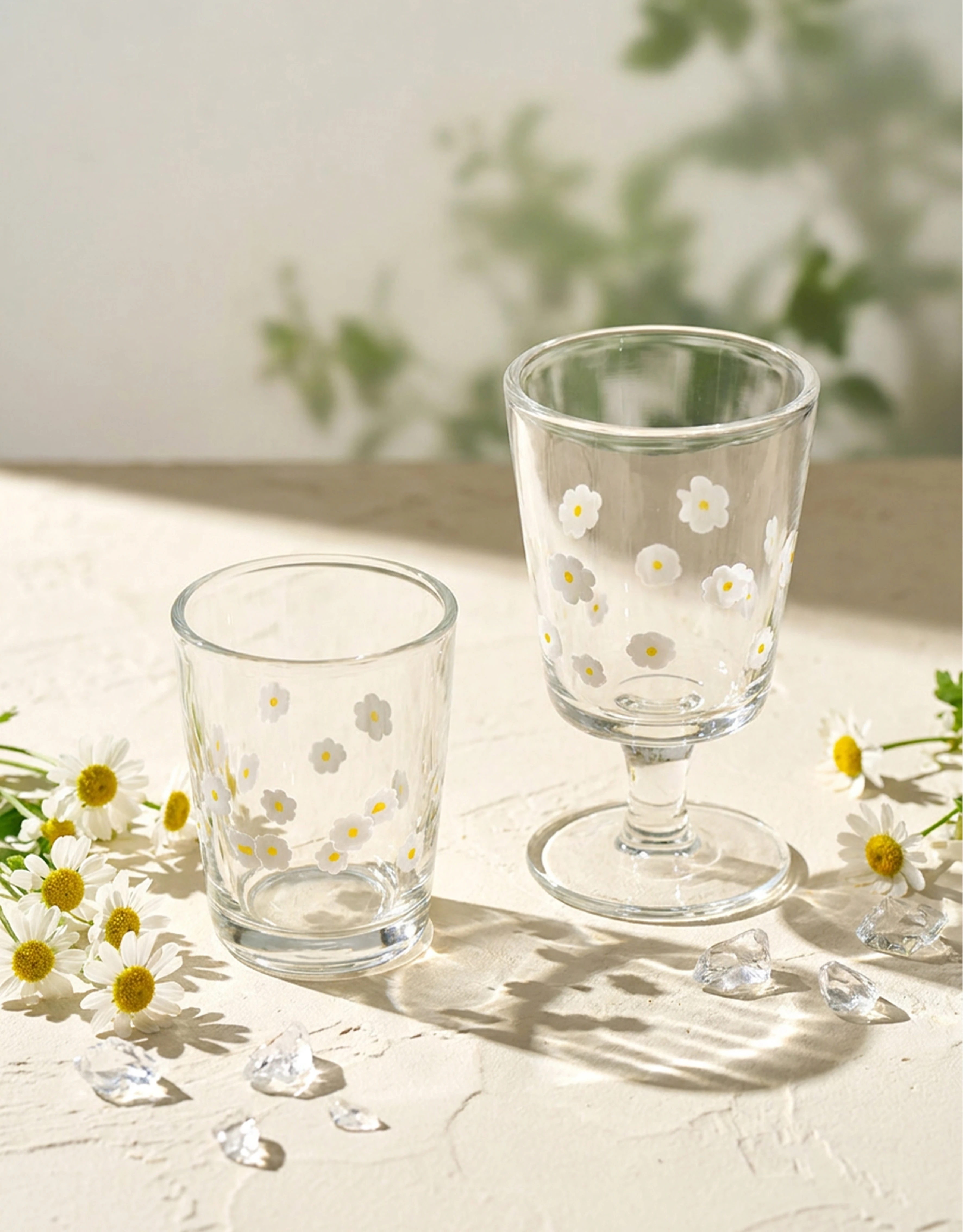 Glass Drinkware Set