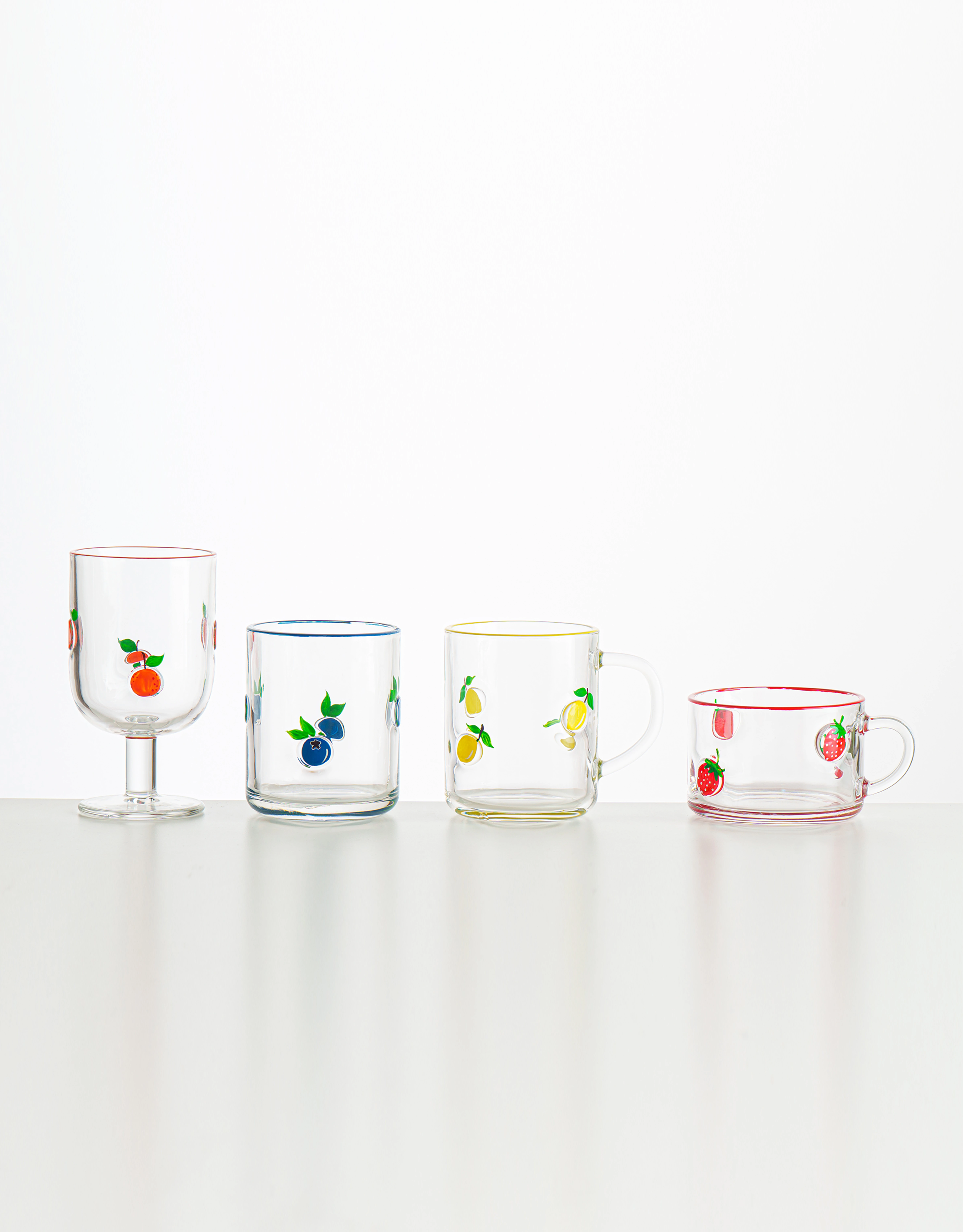 Glass Drinkware Set
