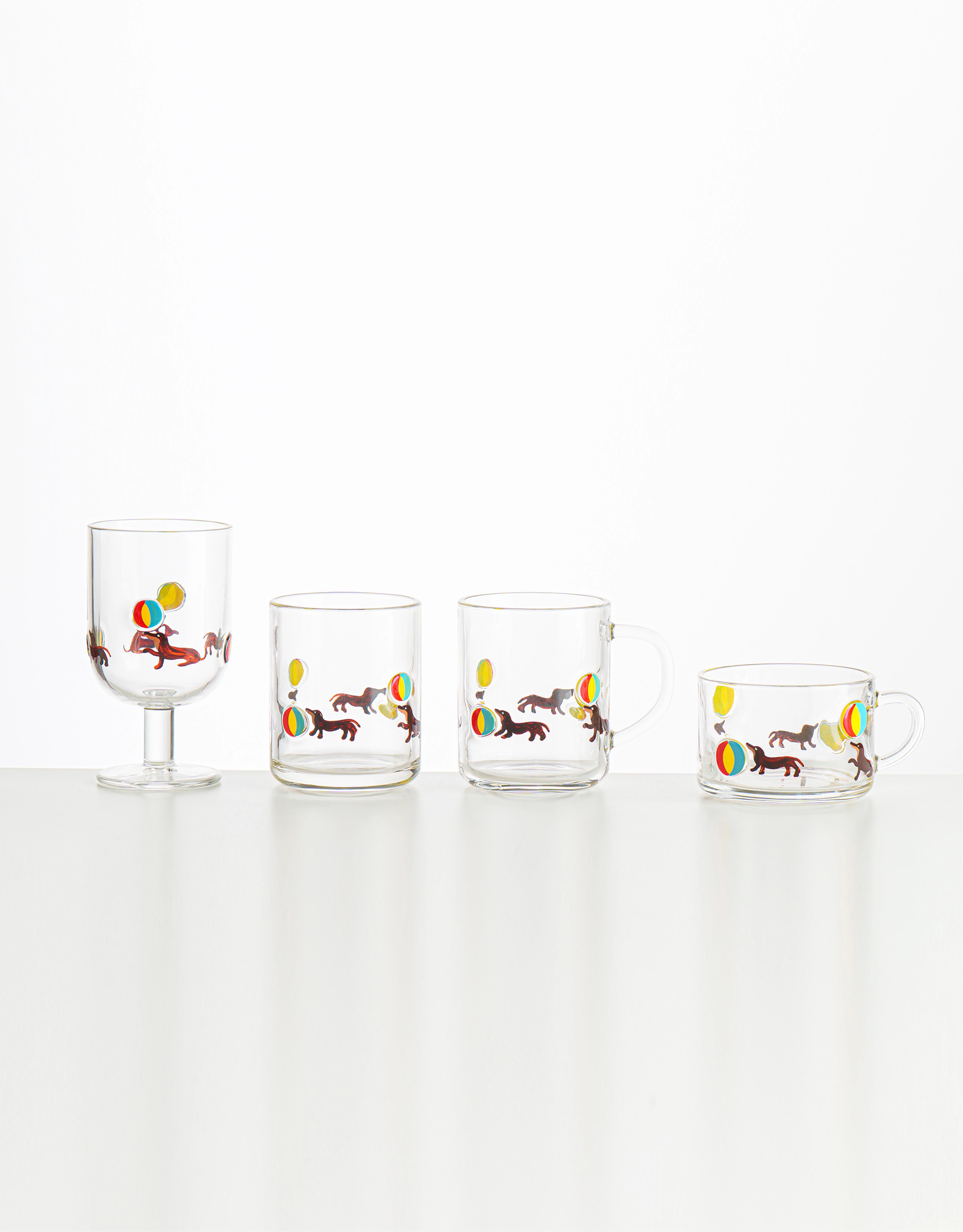 Glass Drinkware Set