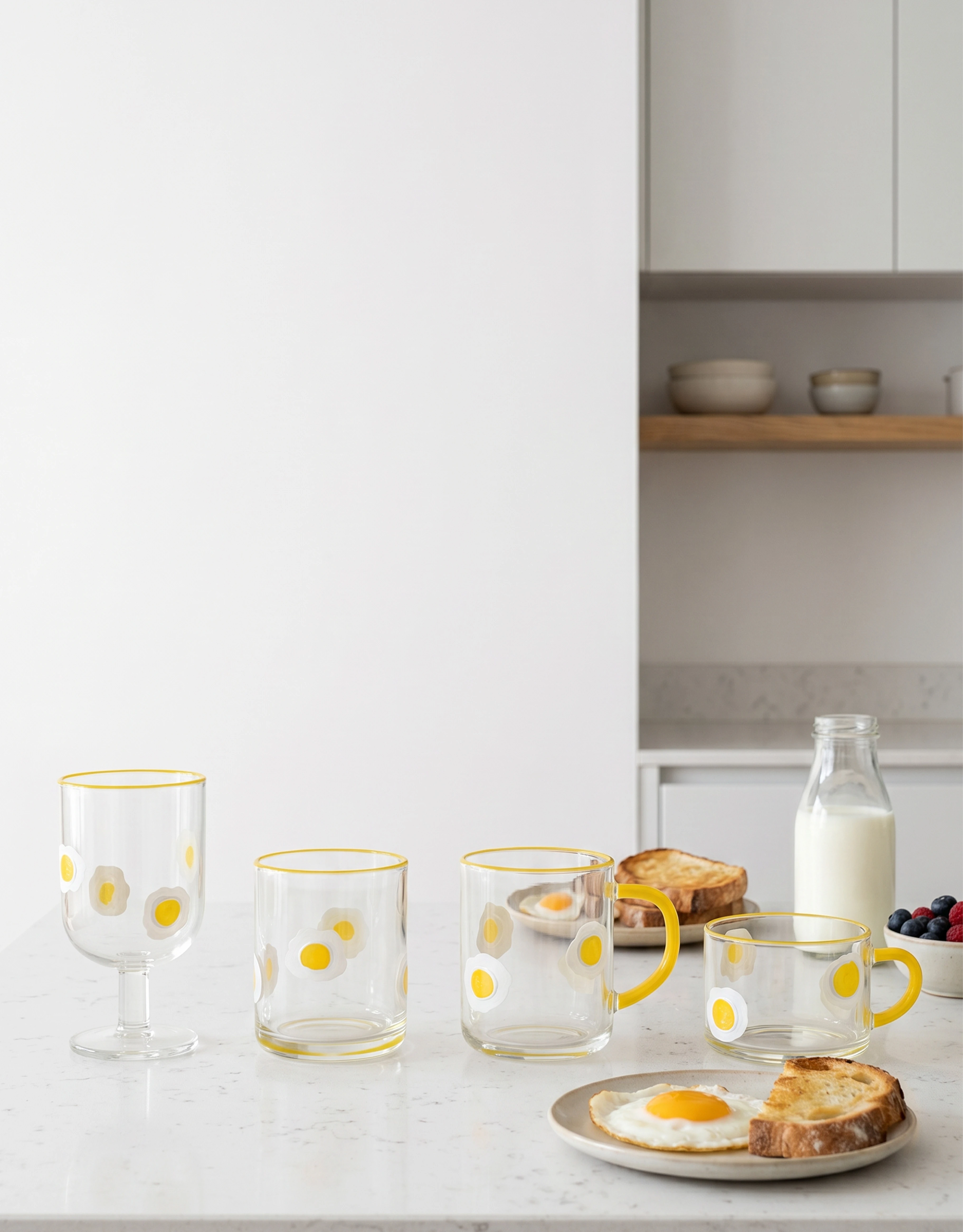 Glass Drinkware Set