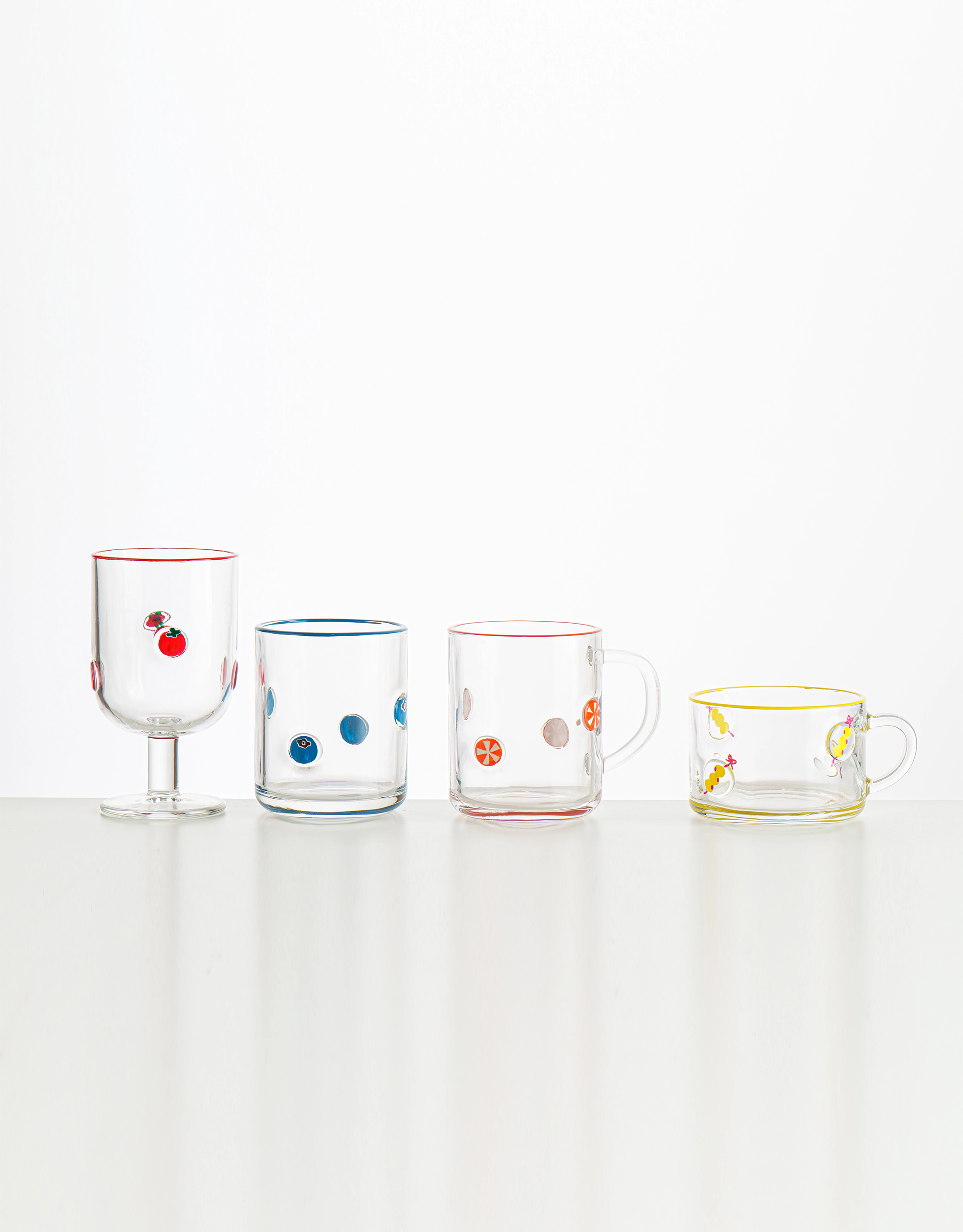 Glass Drinkware Set