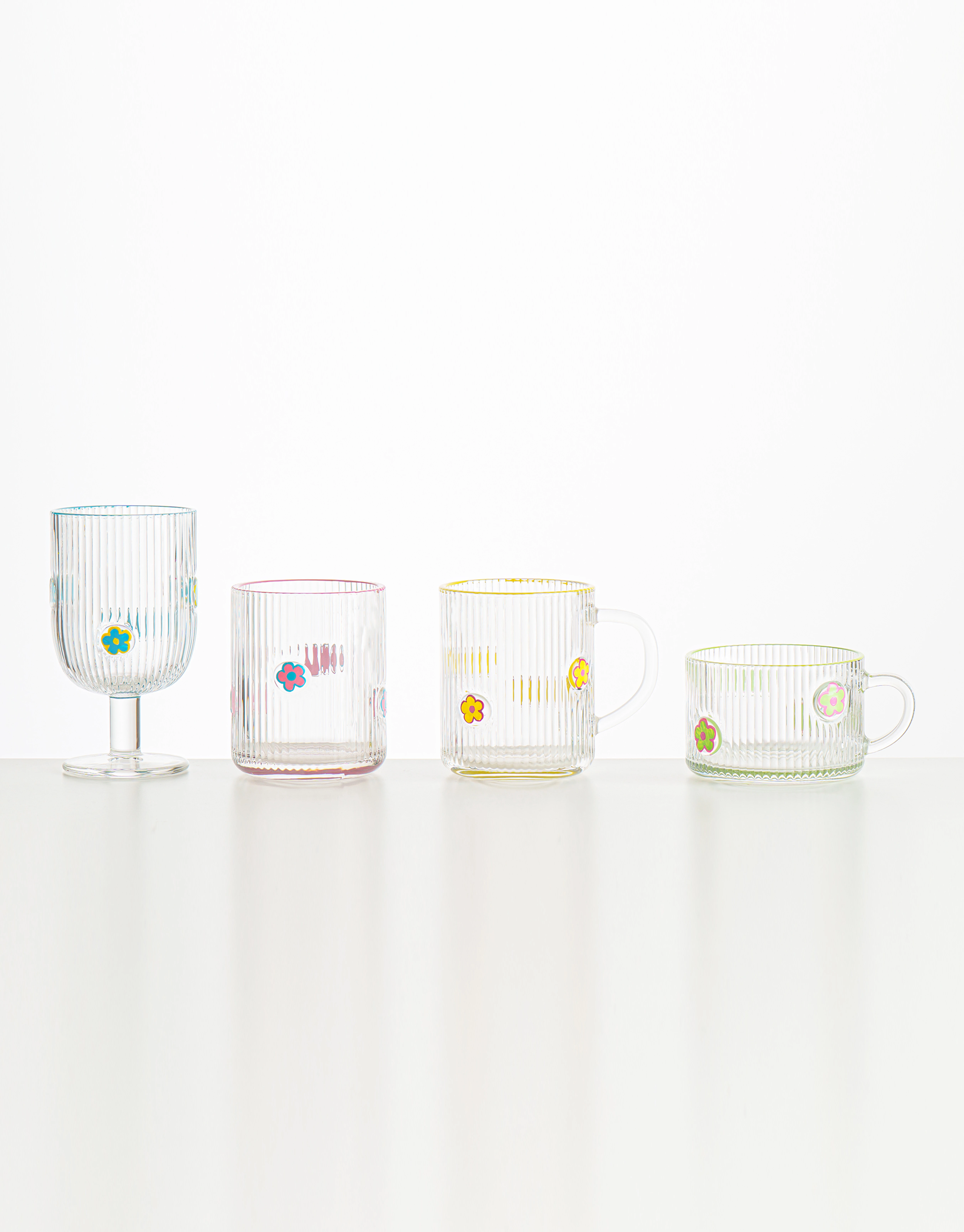 Glass Drinkware Set