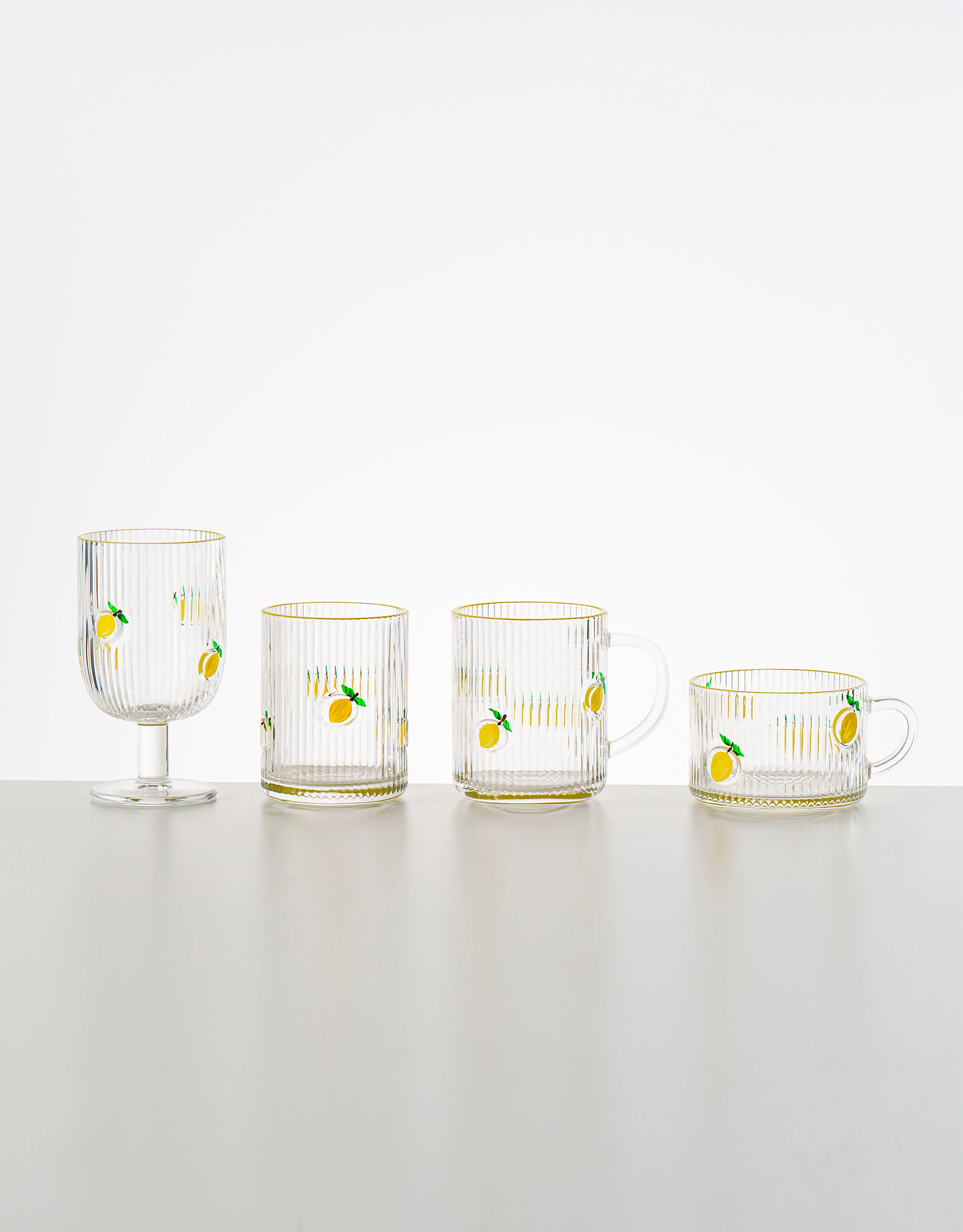 Glass Drinkware Set