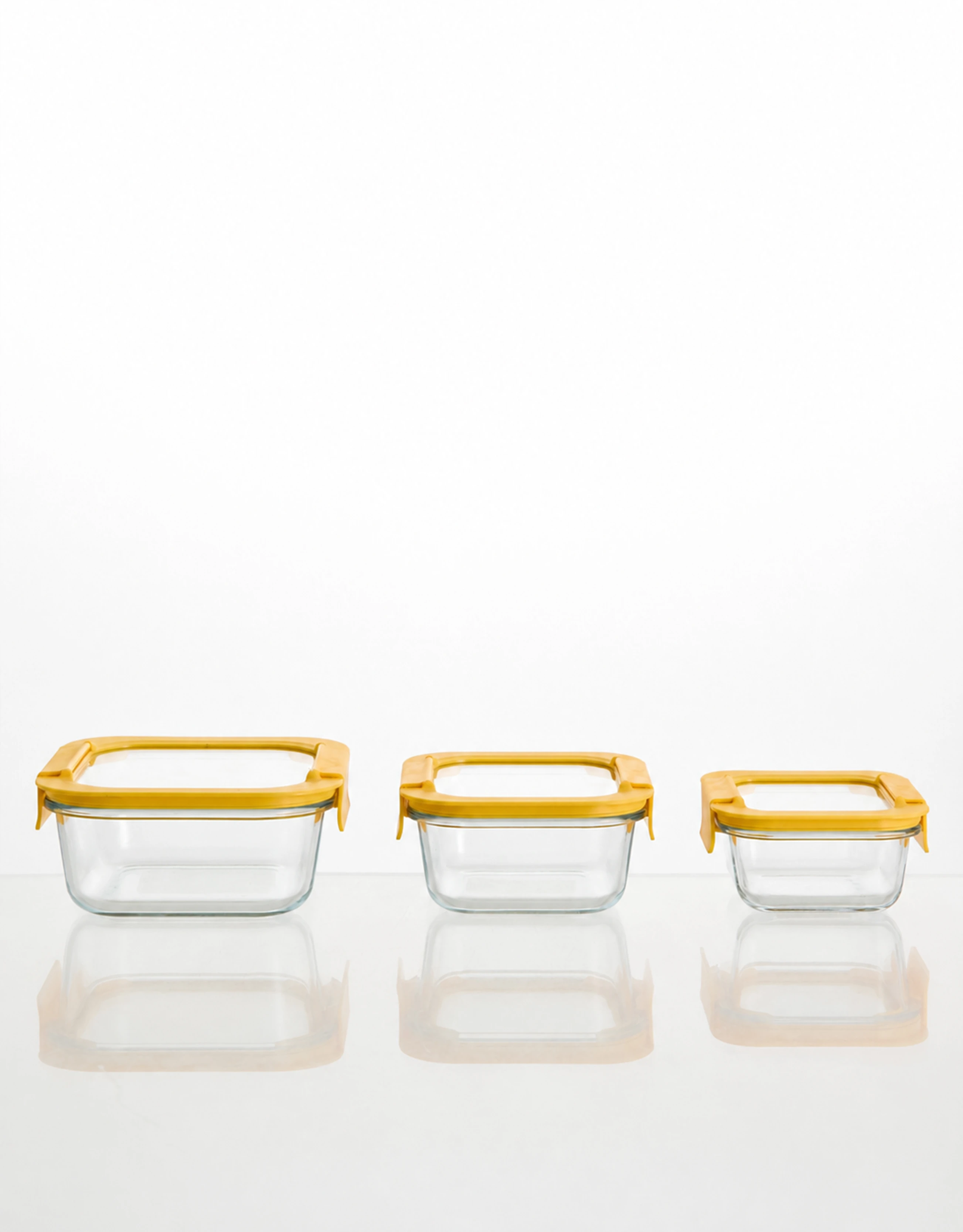 Square Glass Food Containers