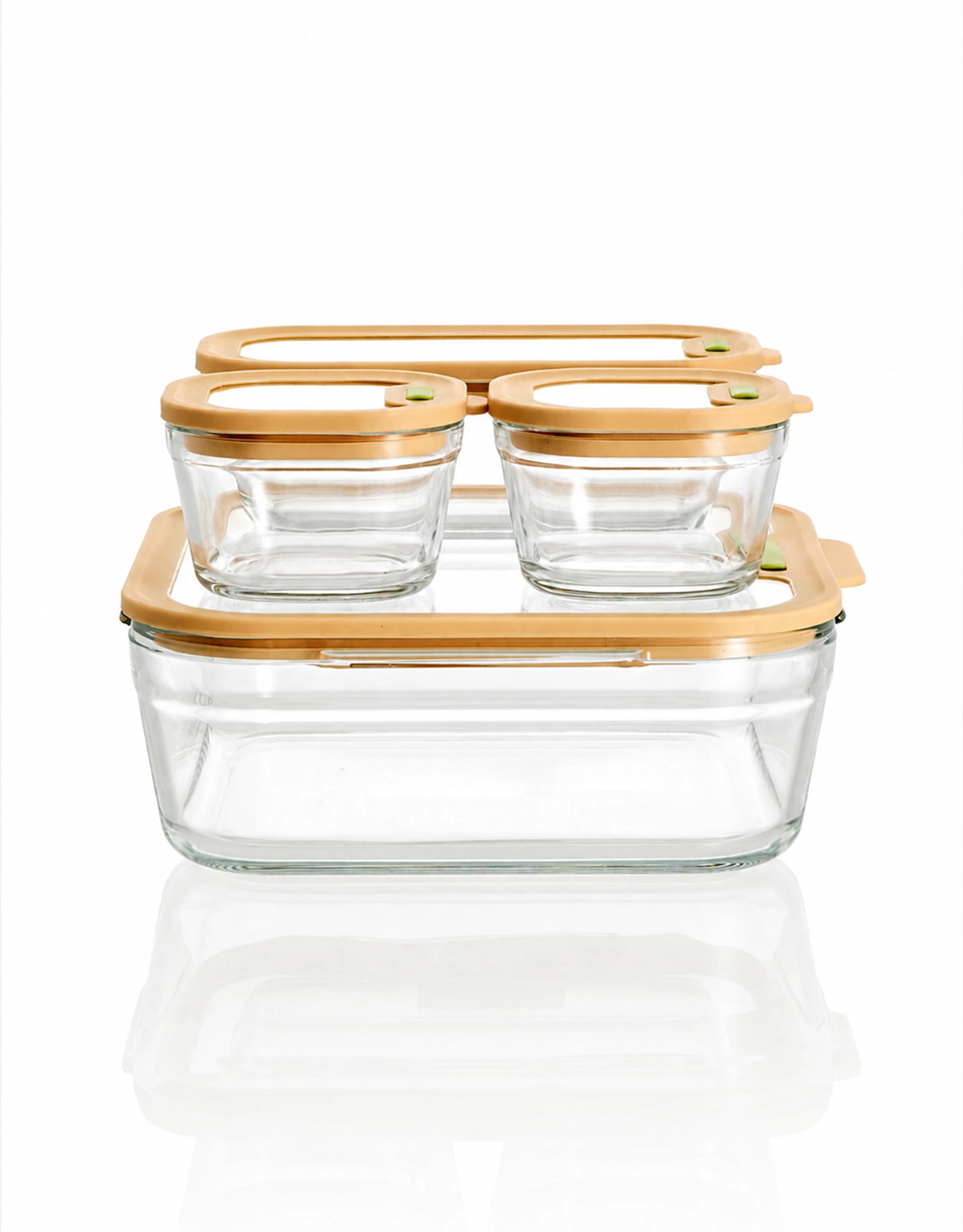Square Glass Food Containers