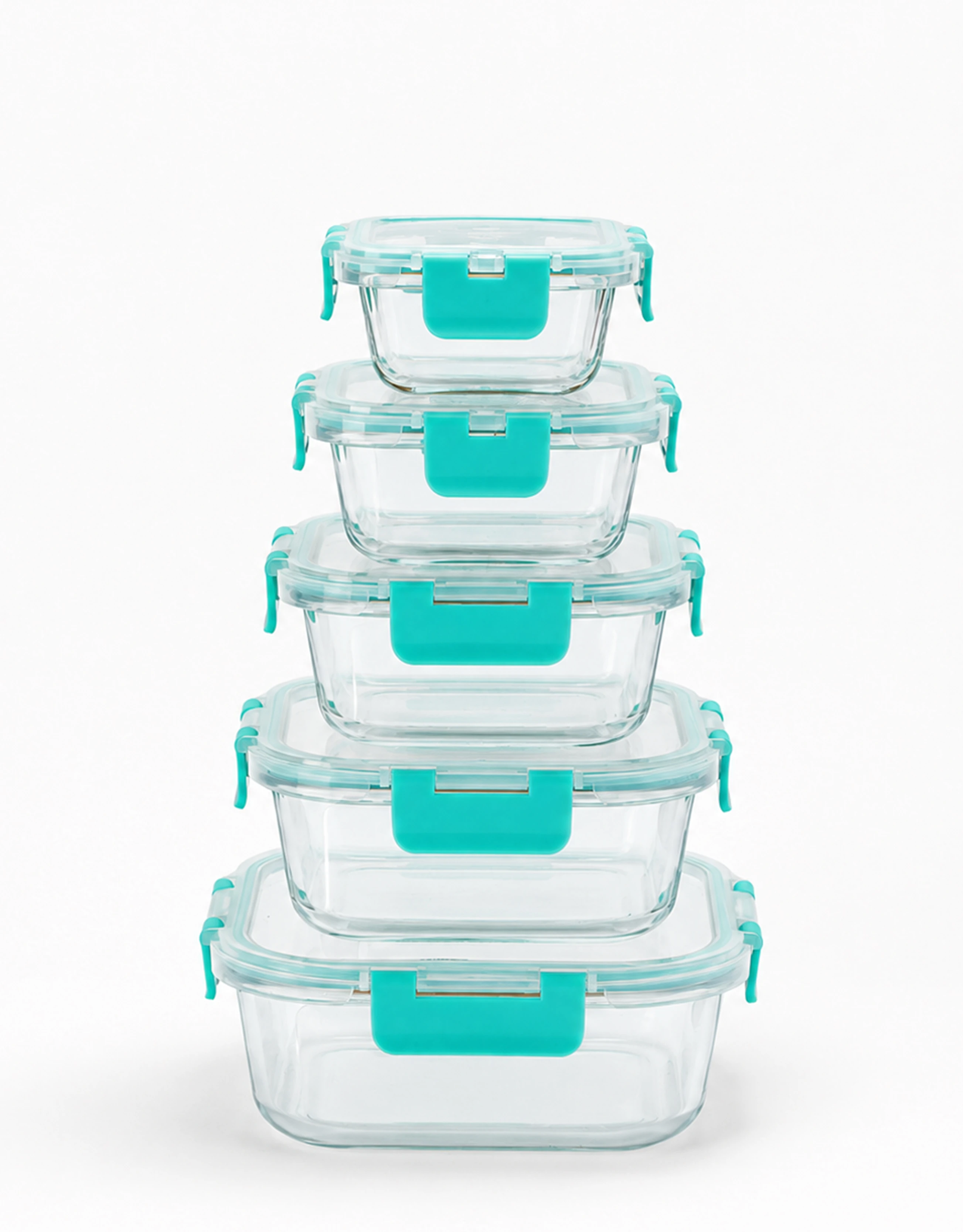 Square Glass Food Containers