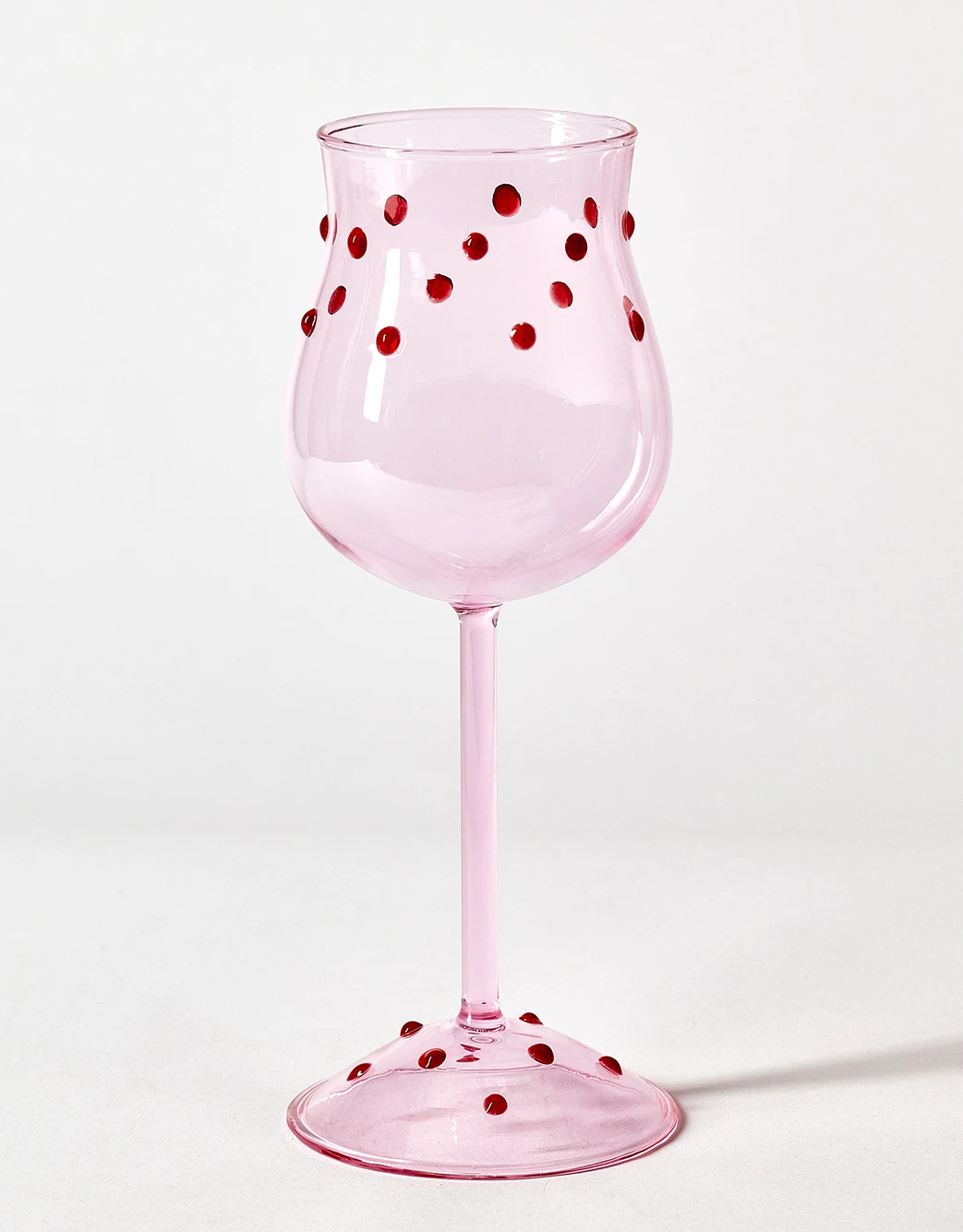 Polka Dot Glass Drinkware Set