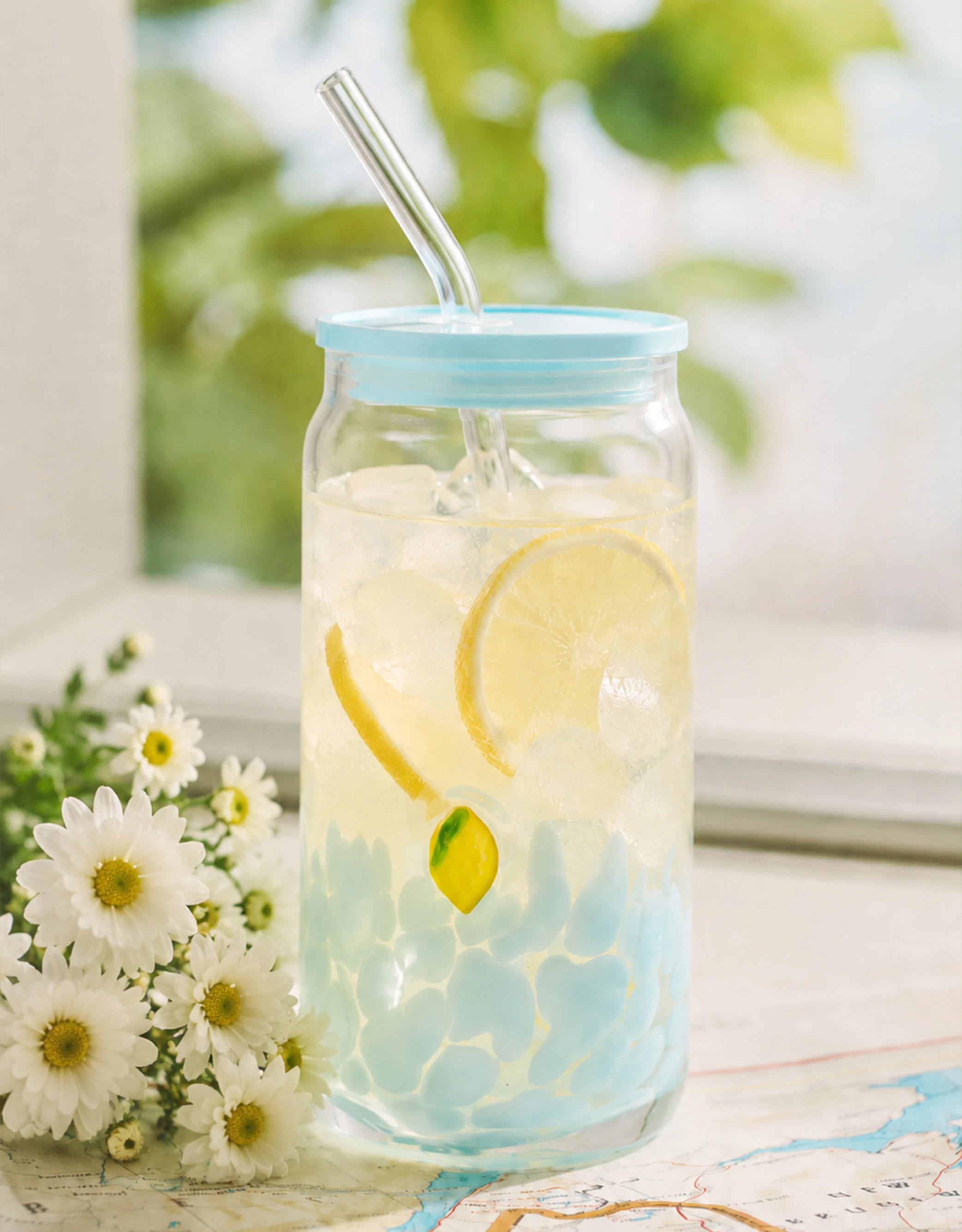 Icon Juice Confetti Can-Style Glass