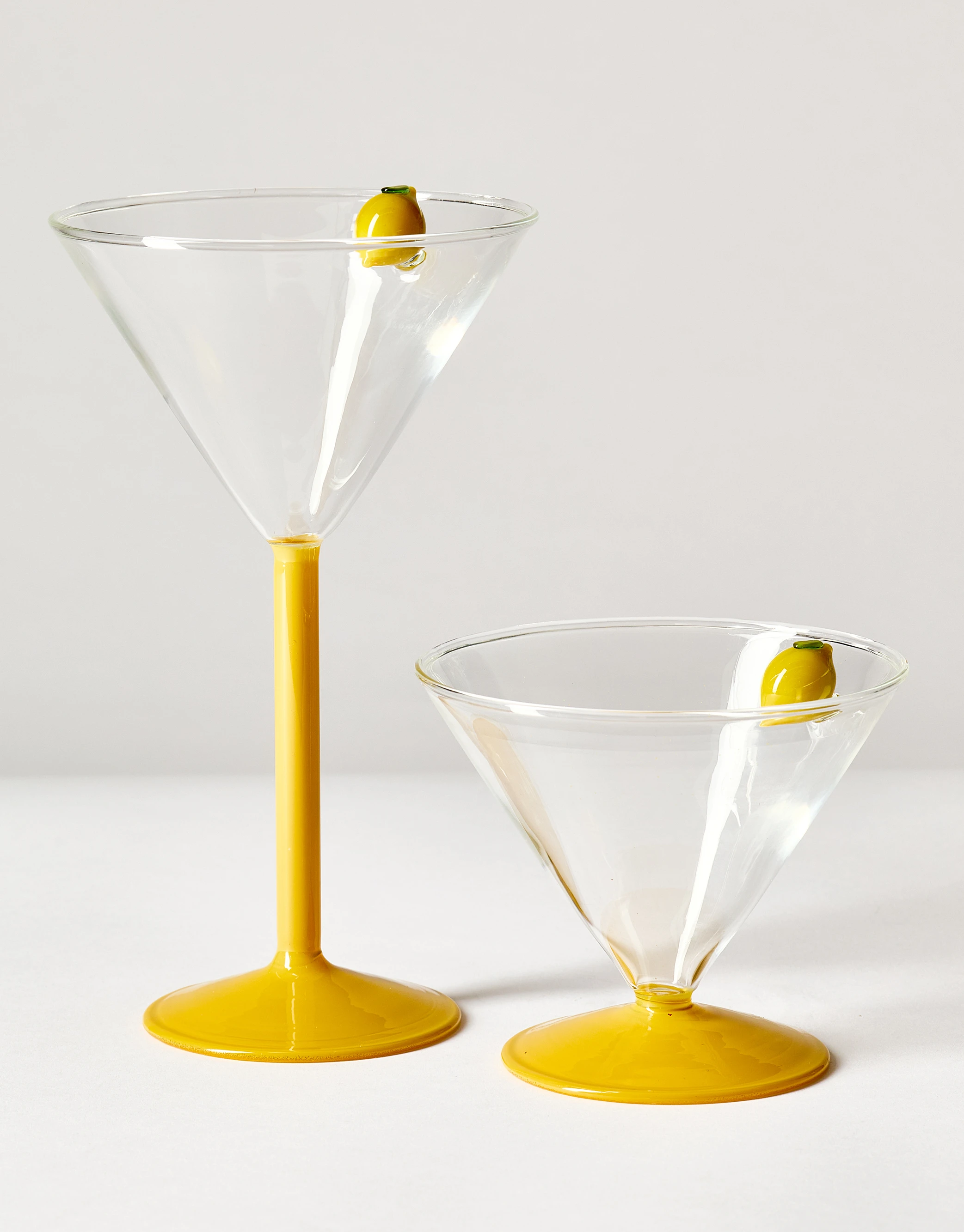 Fruit Accent Martini Glass Set