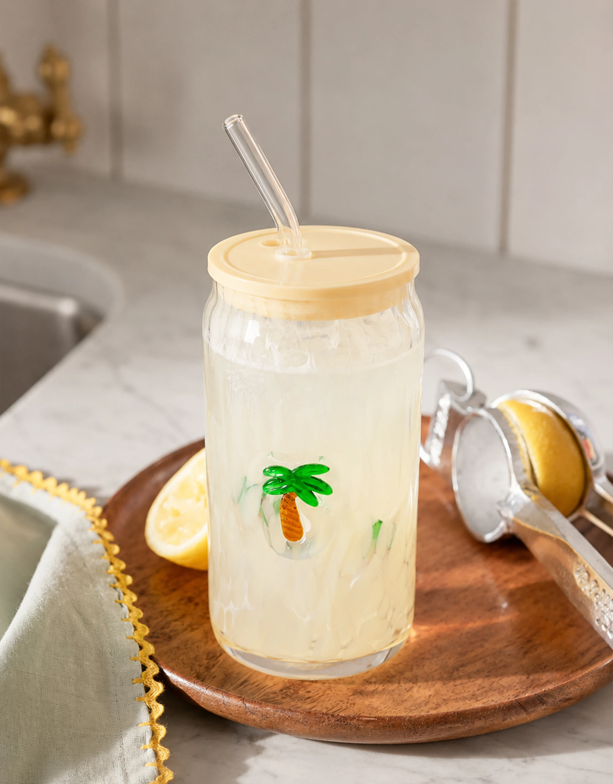 Icon Juice Confetti Can-Style Glass