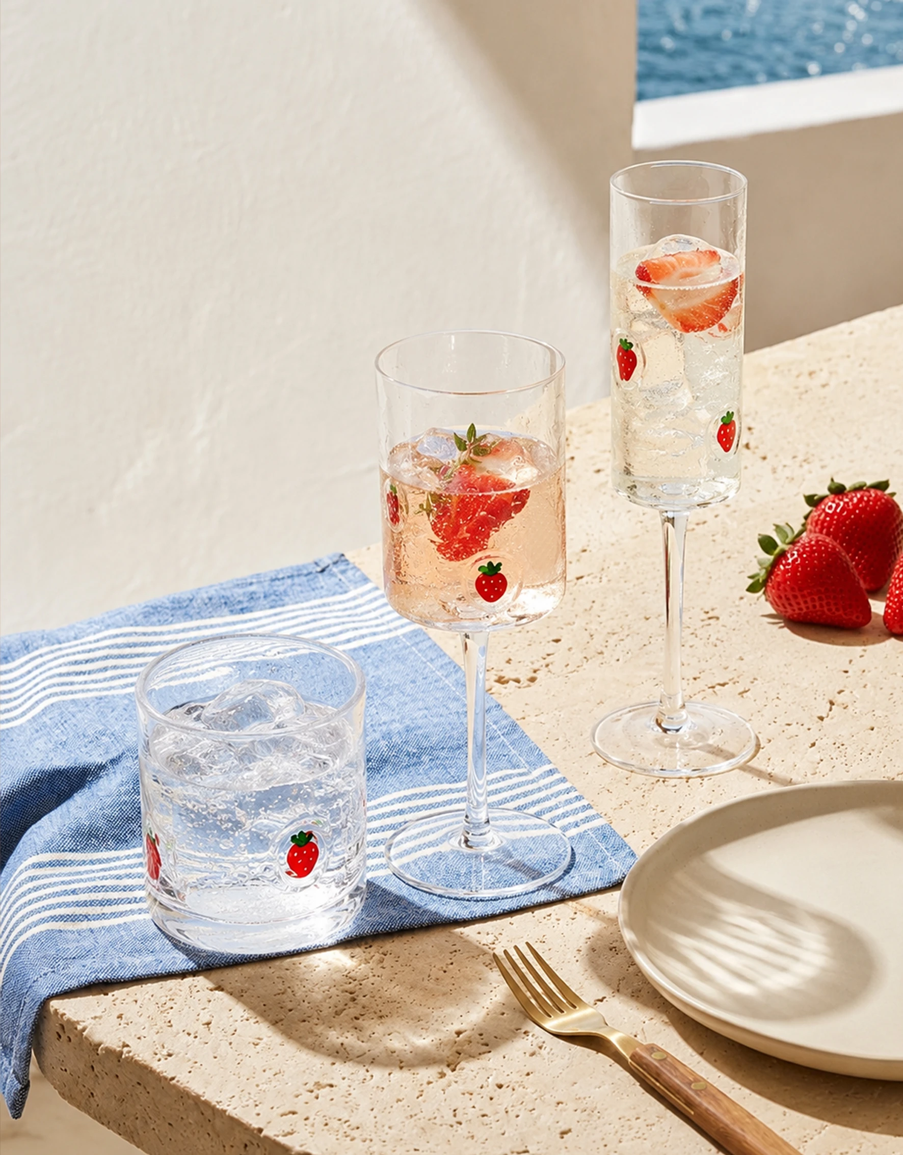 Icon Glass Drinkware Set