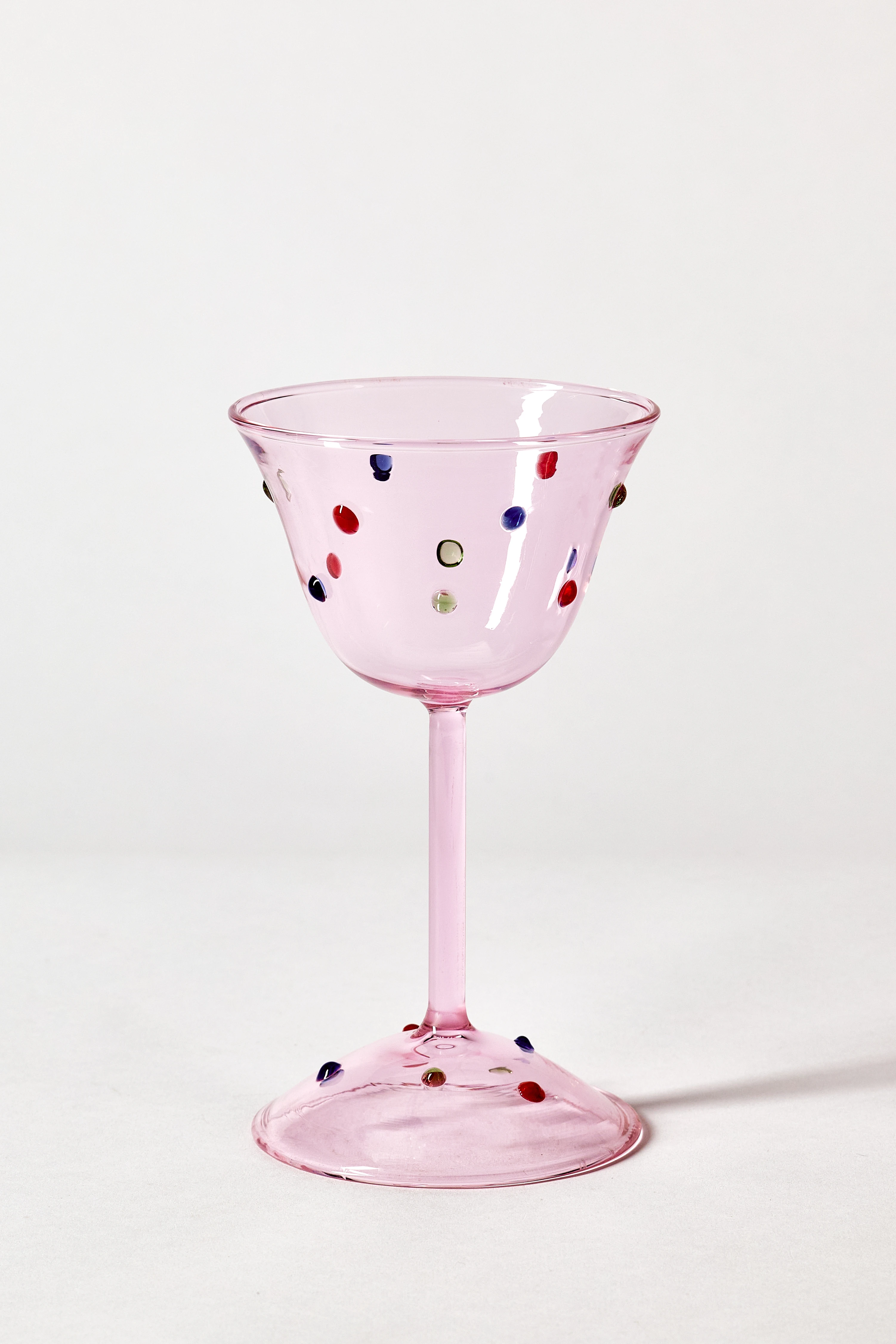 Polka Dot Glass Drinkware Set