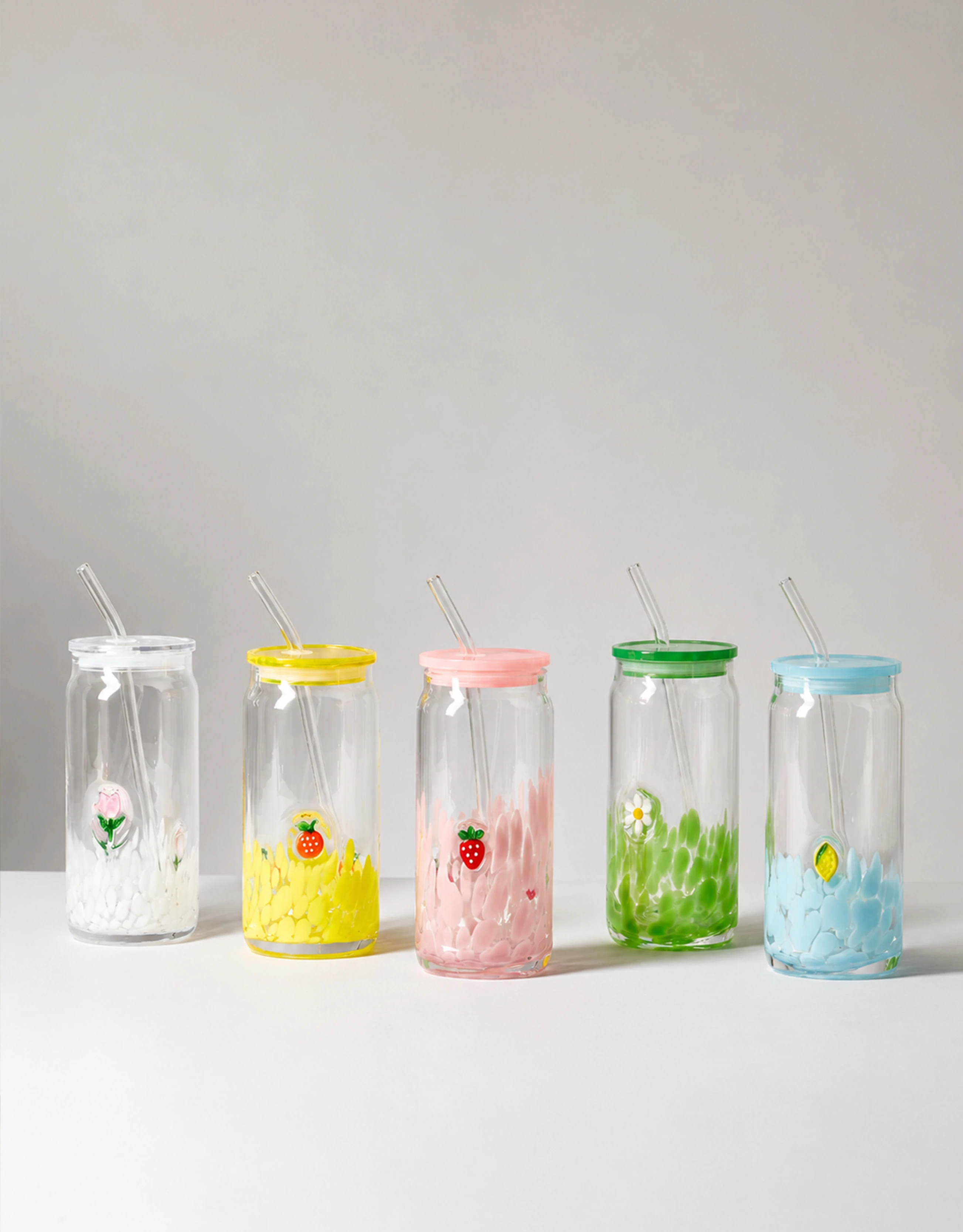 Icon Juice Confetti Can-Style Glass