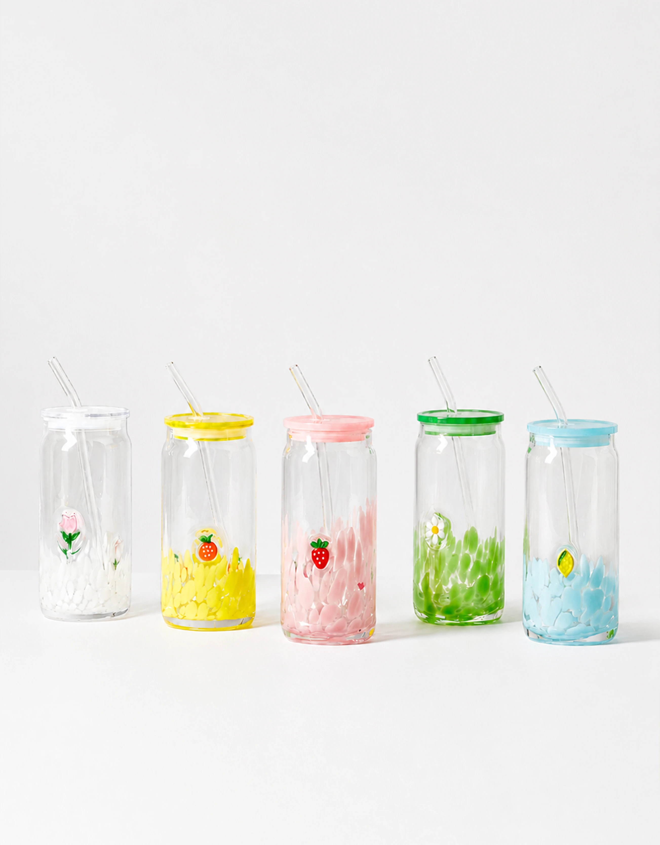 Icon Juice Confetti Can-Style Glass