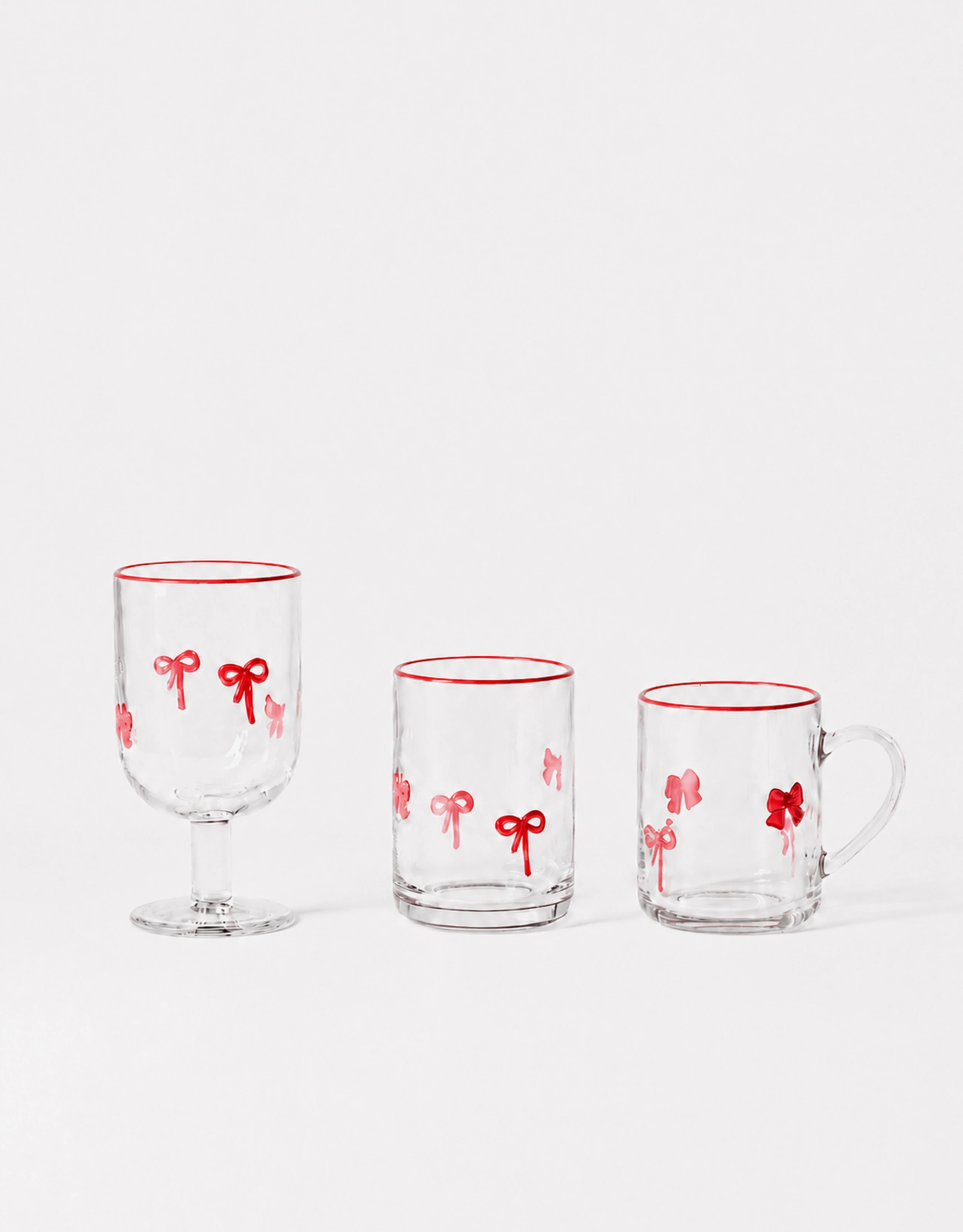 Hand-Painted Drinkware Set
