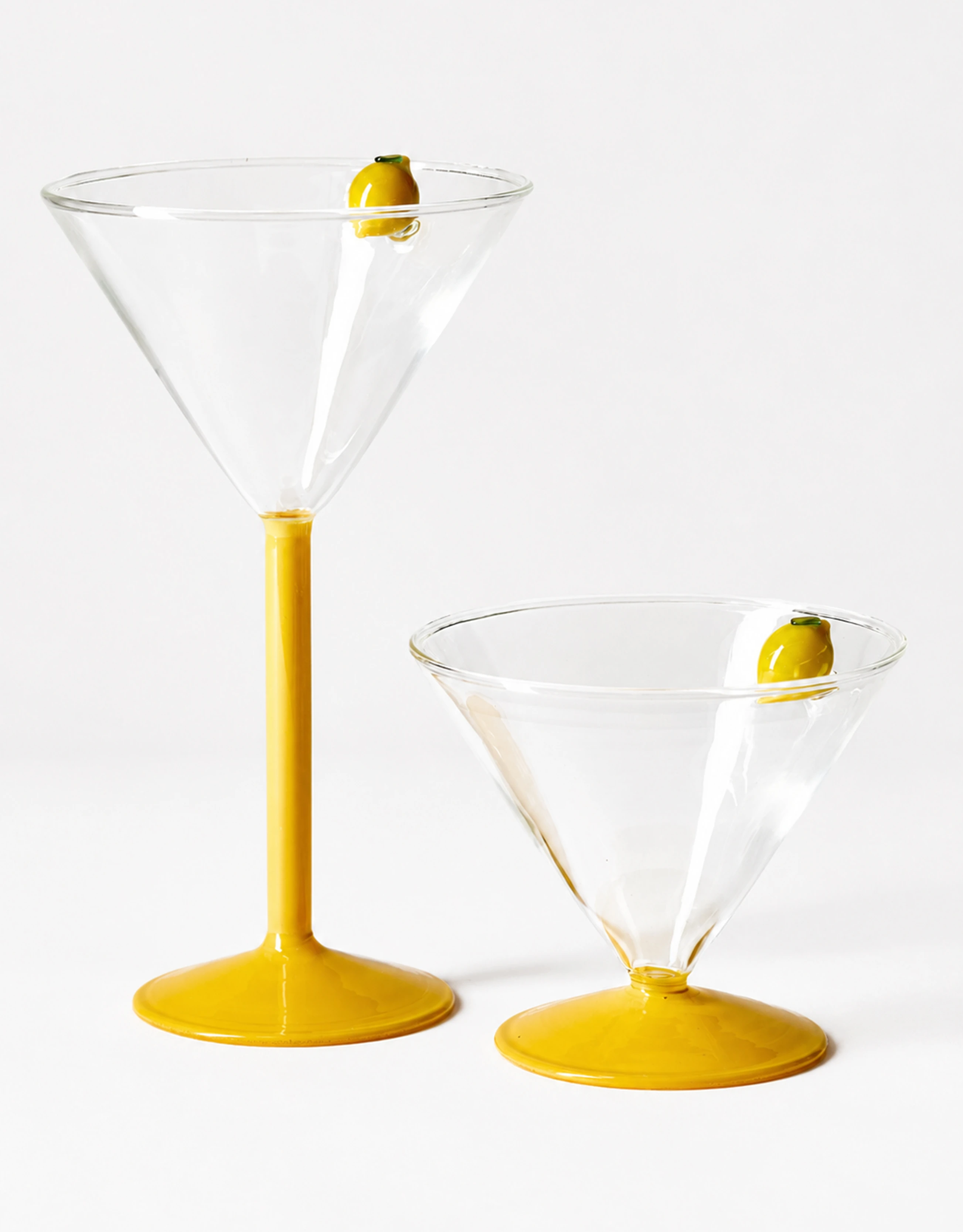 Fruit Accent Martini Glass Set