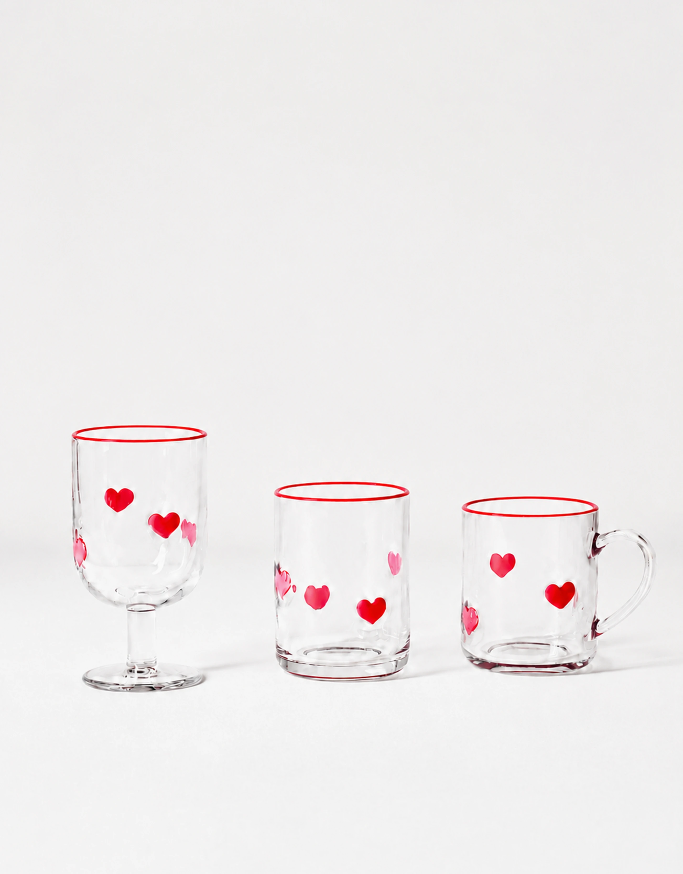 Hand-Painted Drinkware Set