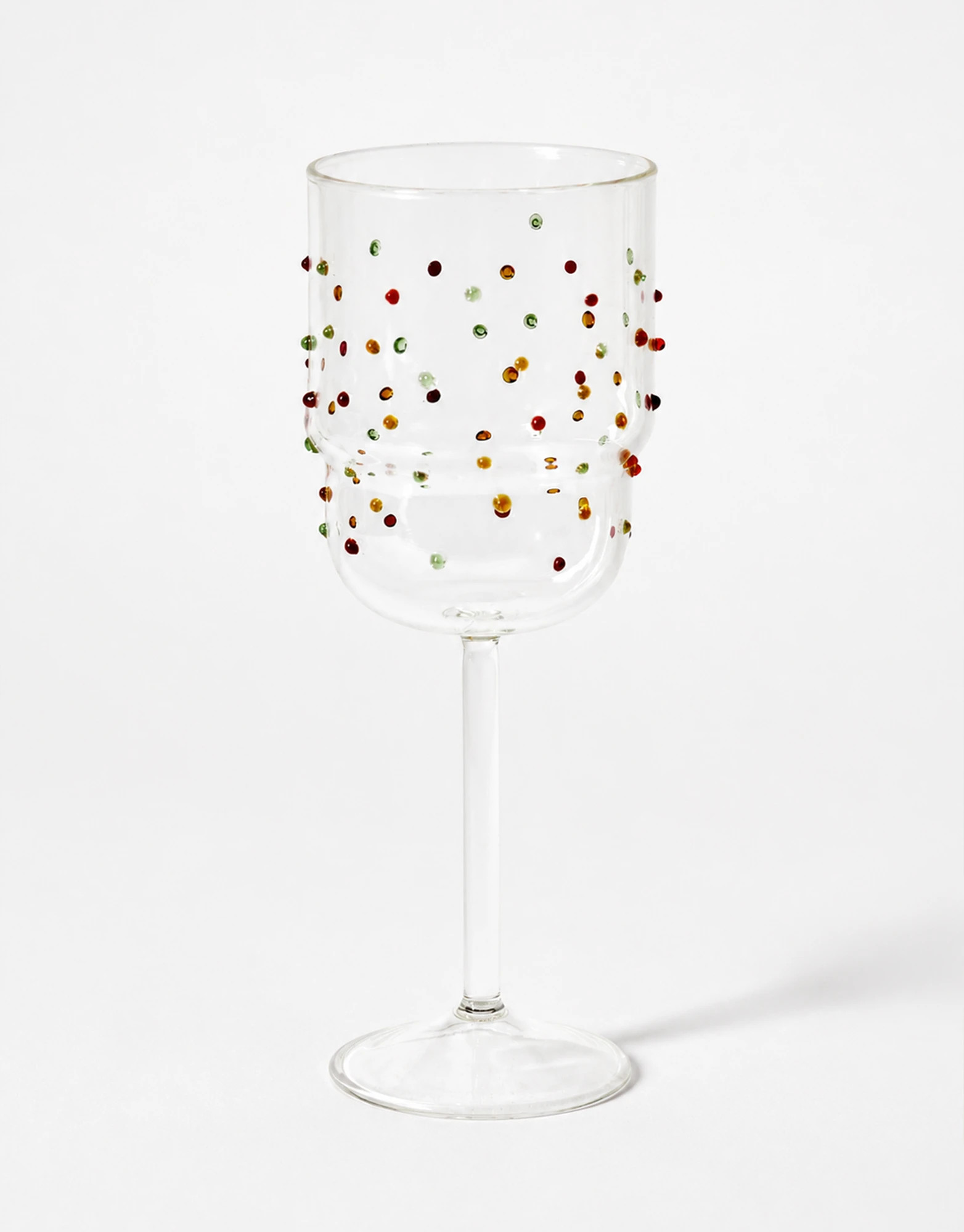 Polka Dot Glass Drinkware Set