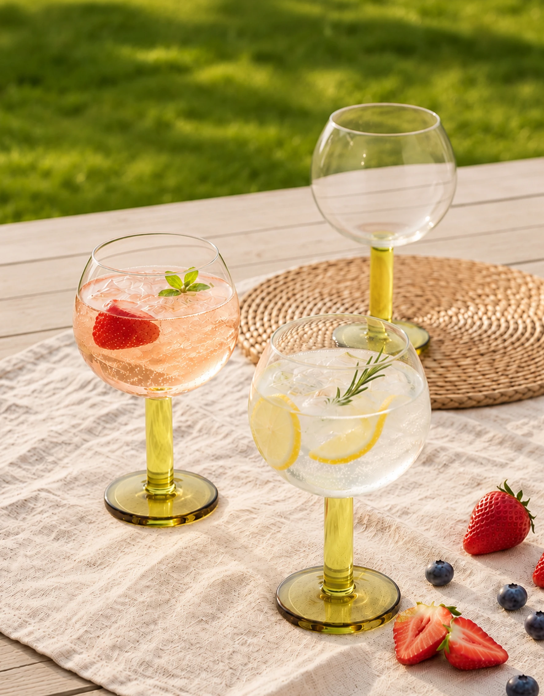 Round Ball Goblet Glass