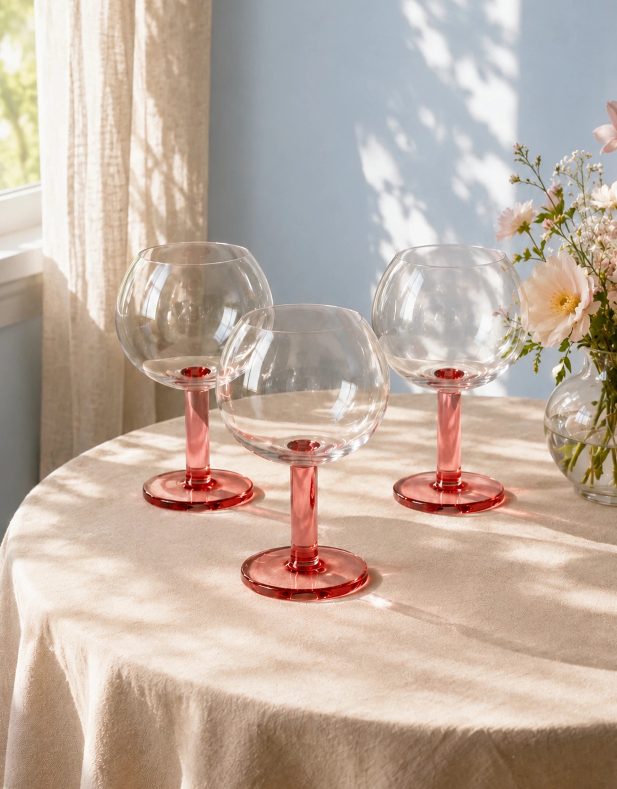Round Ball Goblet Glass