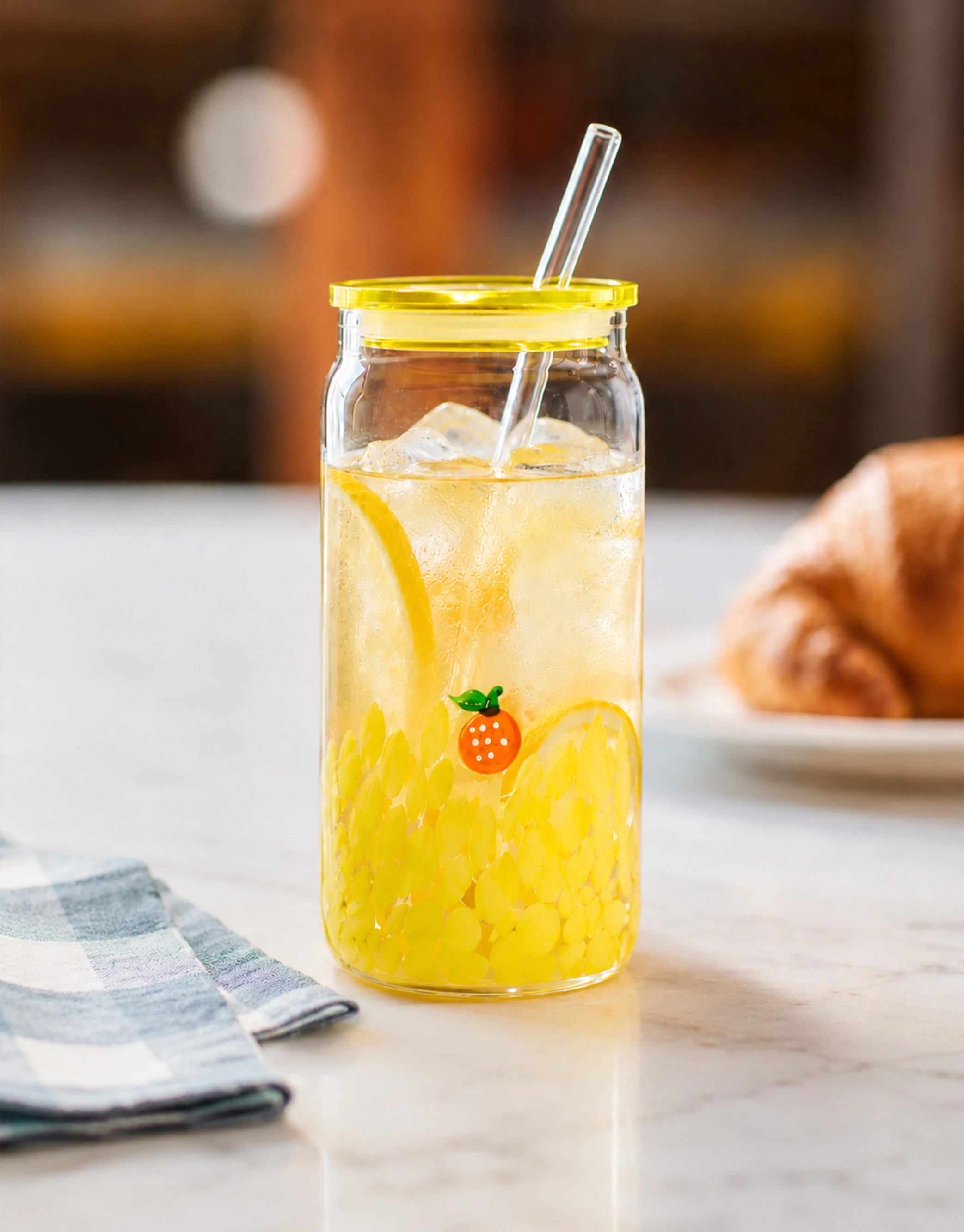 Icon Juice Confetti Can-Style Glass