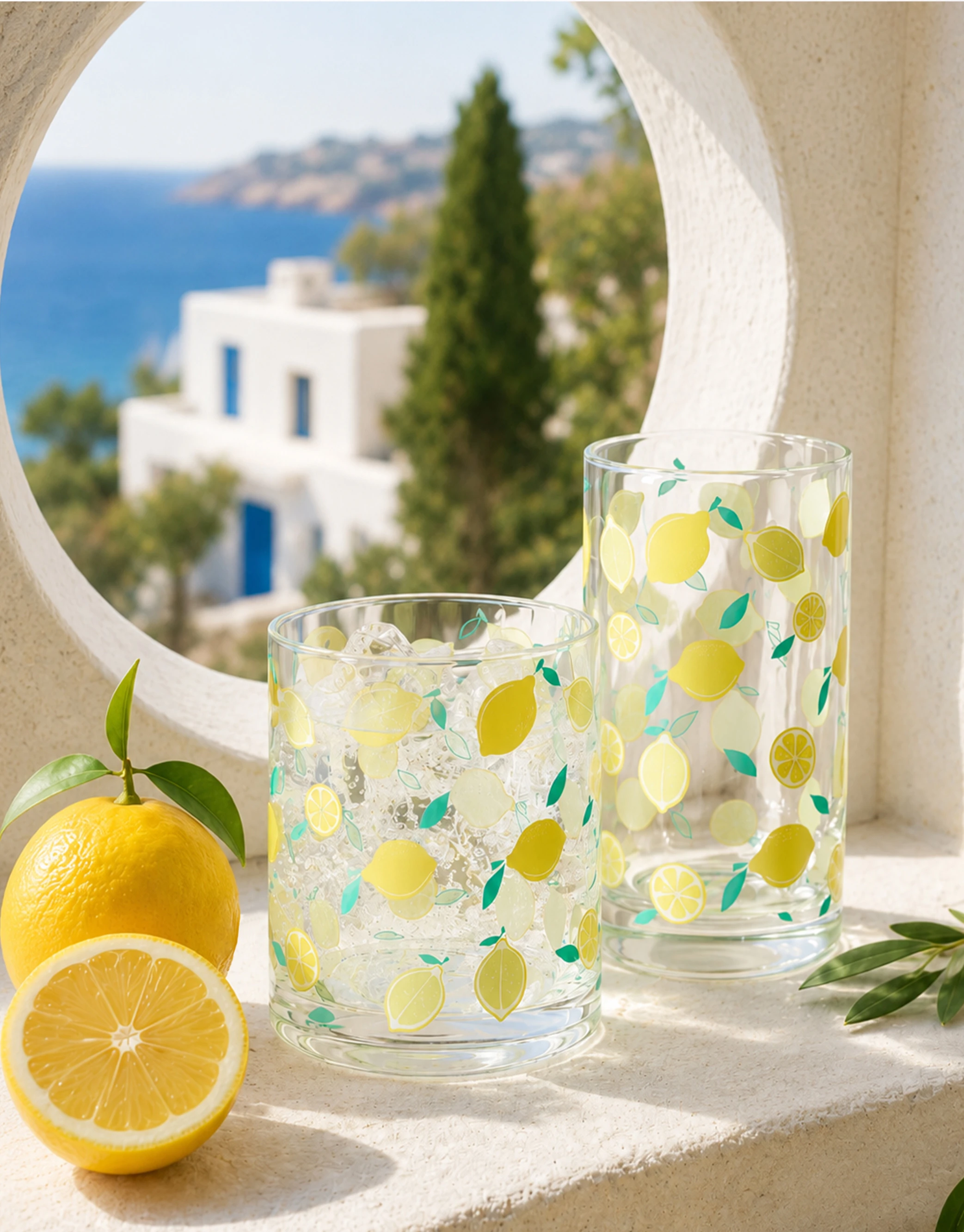 Decal Glass Drinkware
