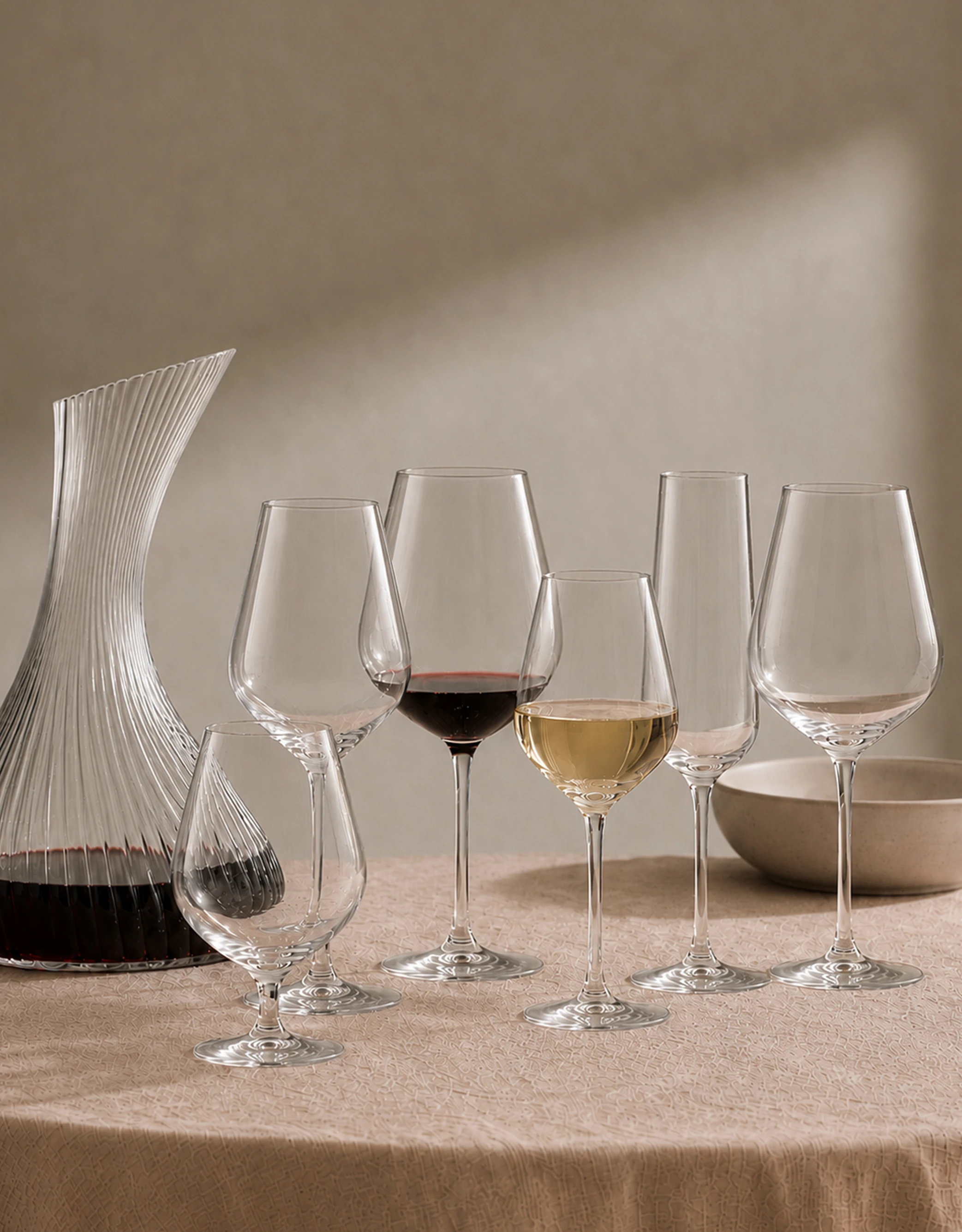 Crystal Glass Drinkware Set