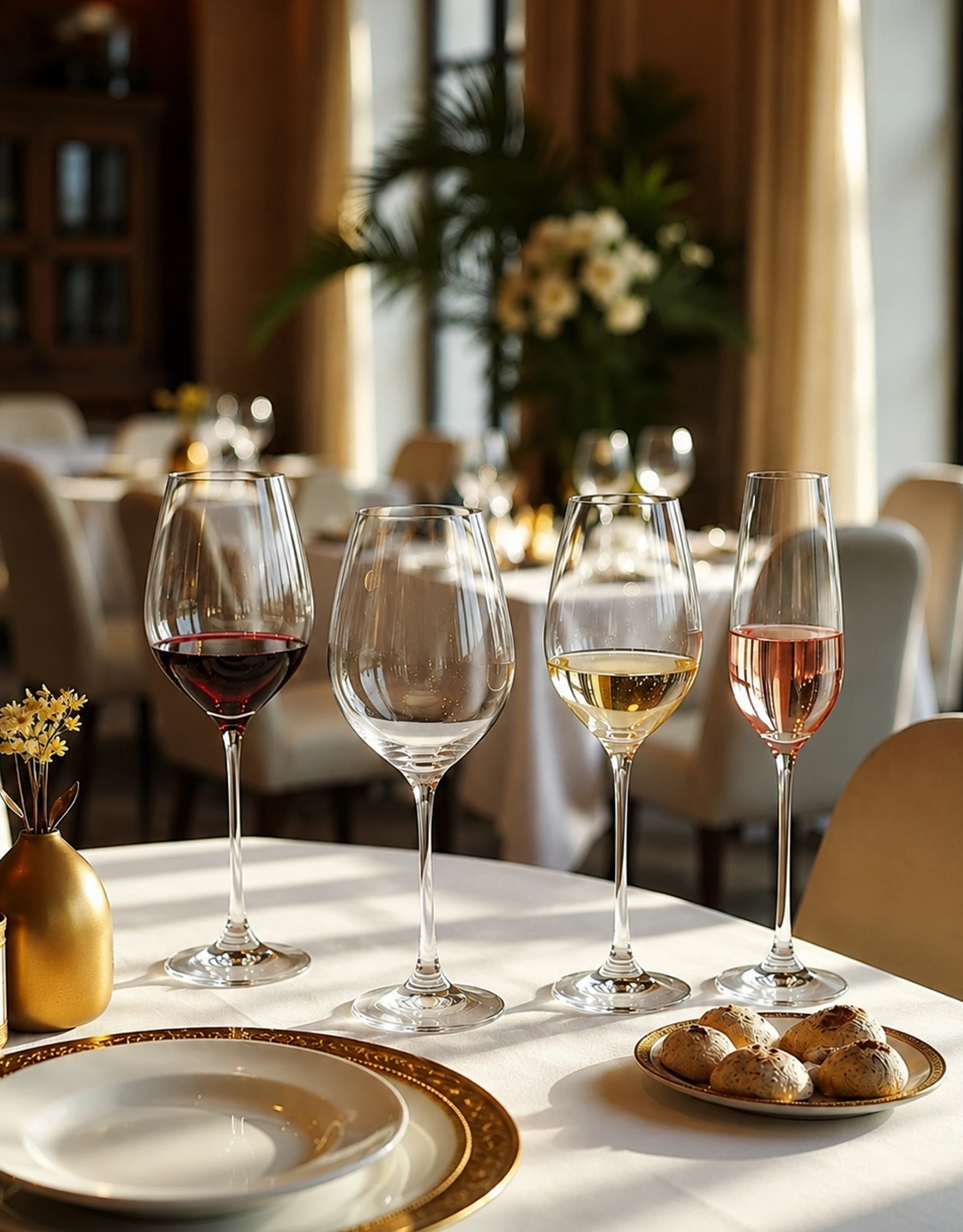 Crystal Glass Drinkware Set