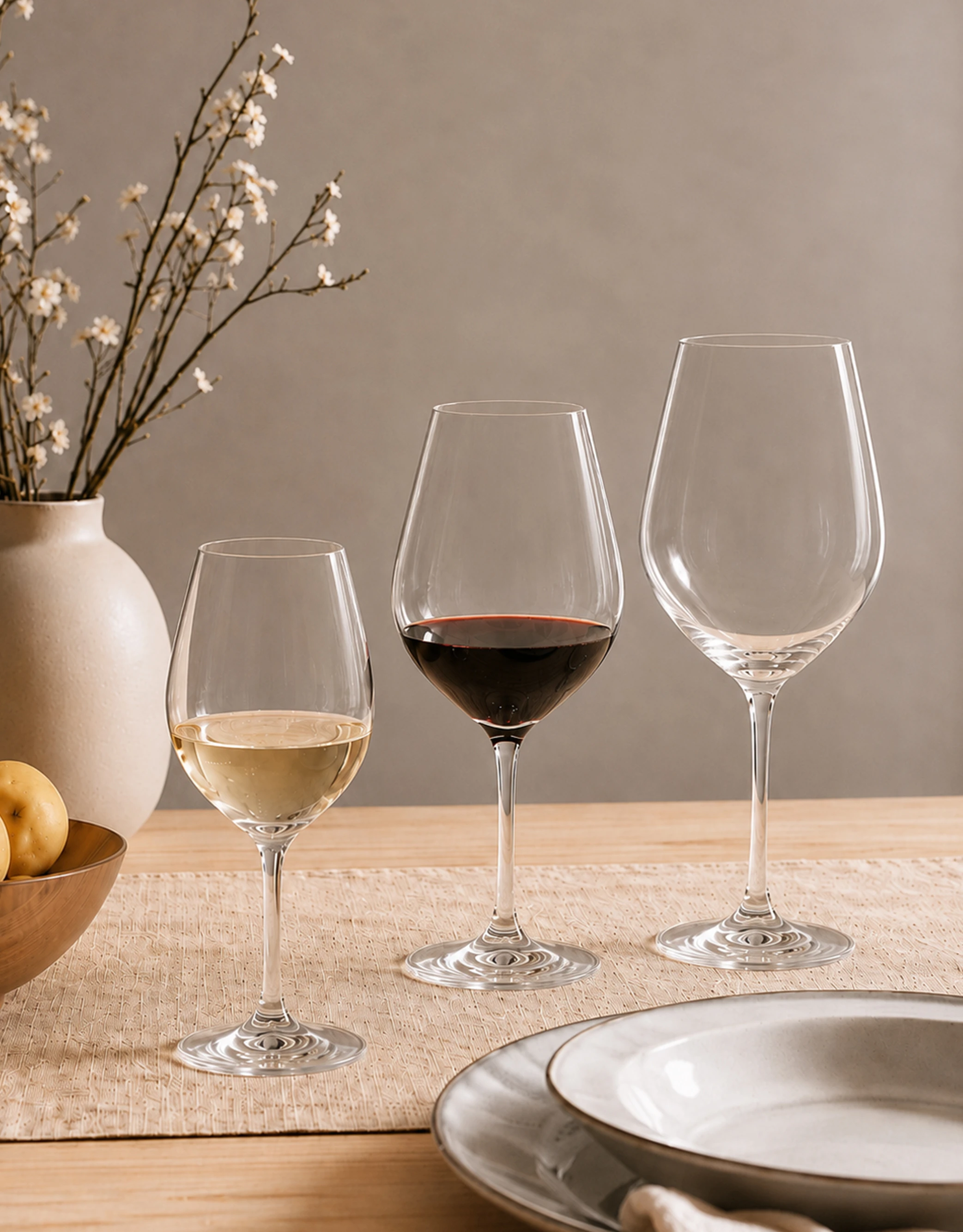 Crystal Glass Drinkware Set