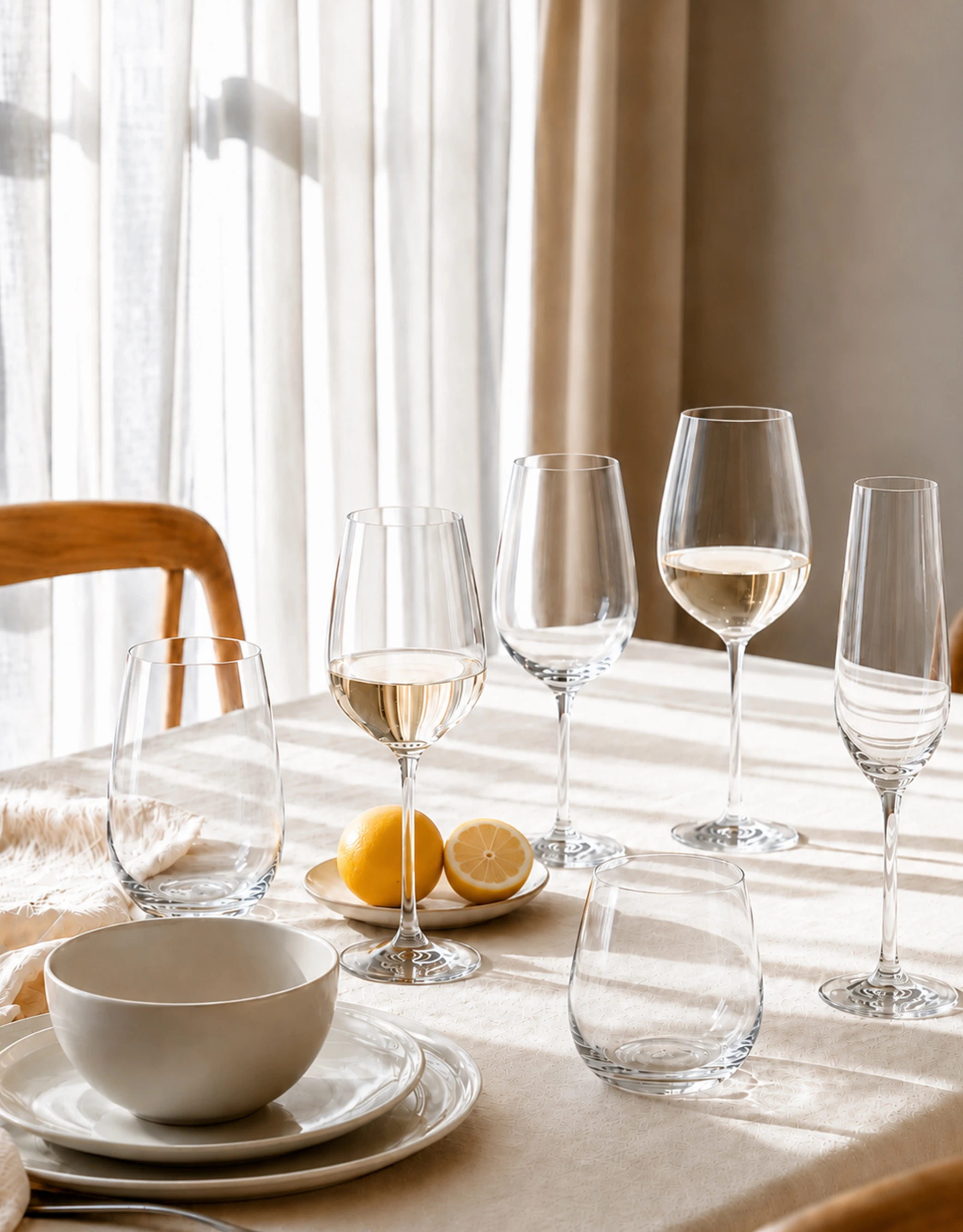 Crystal Glass Drinkware Set