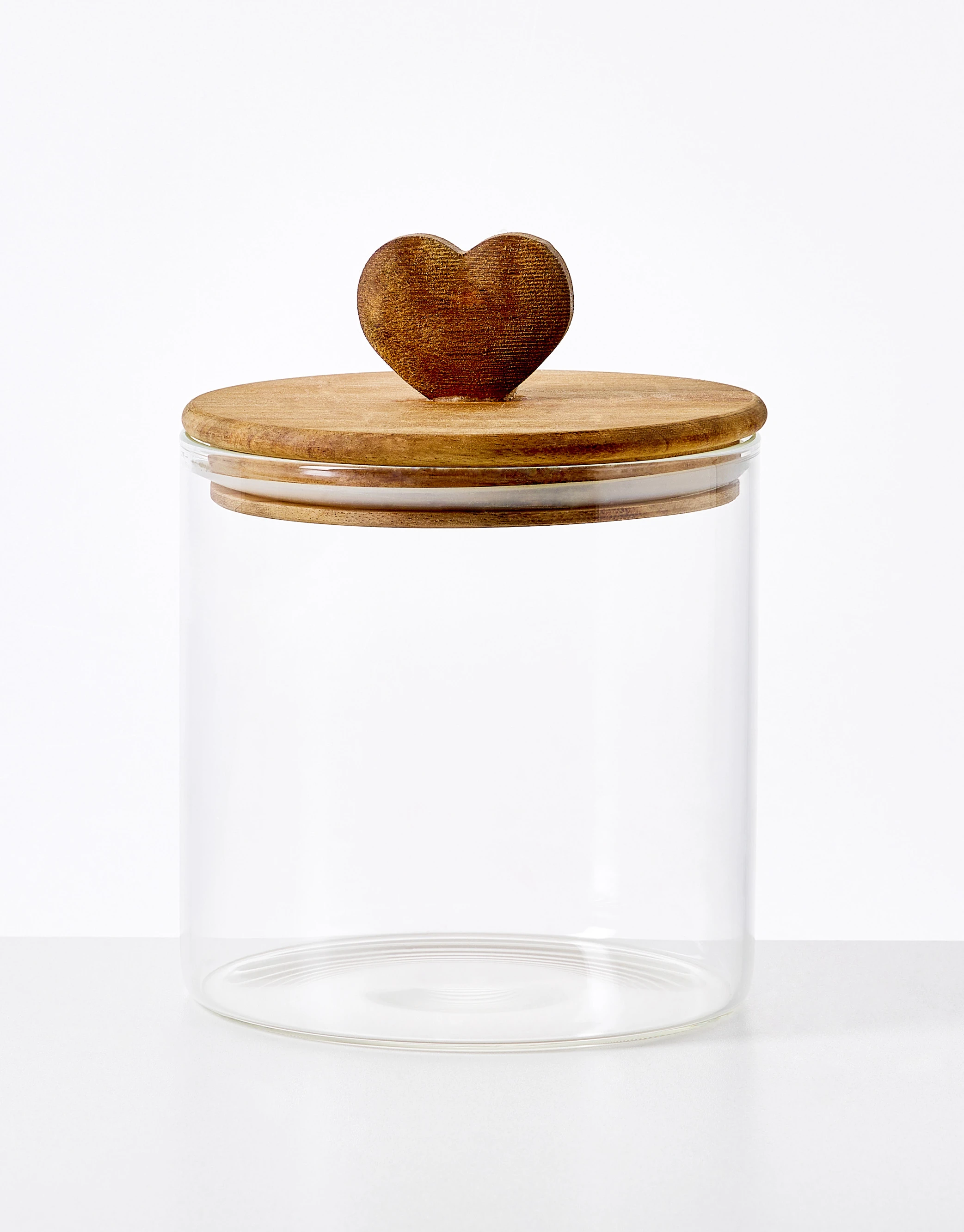 Wide Mouth Glass Storage Jars