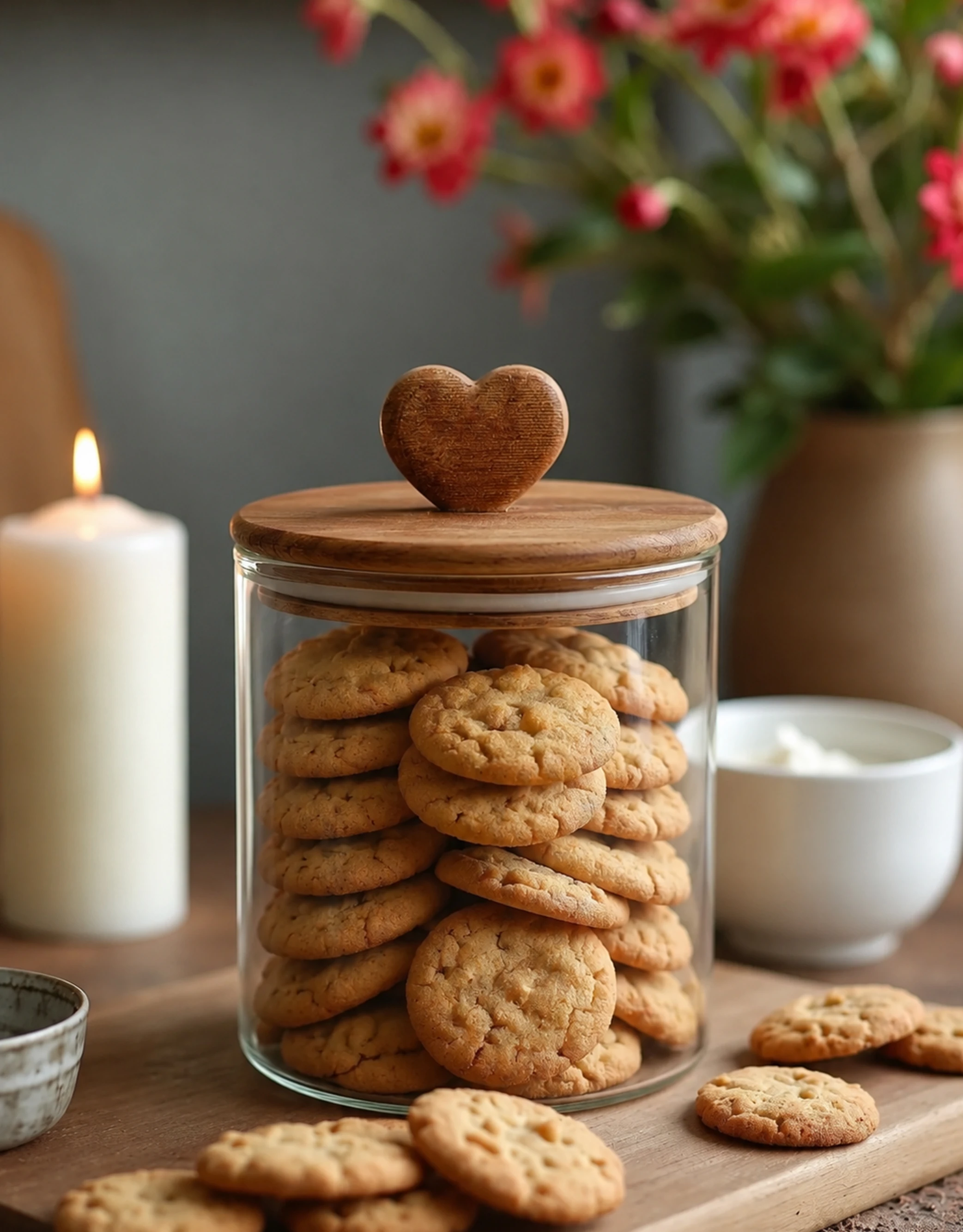 Wide Mouth Glass Storage Jars