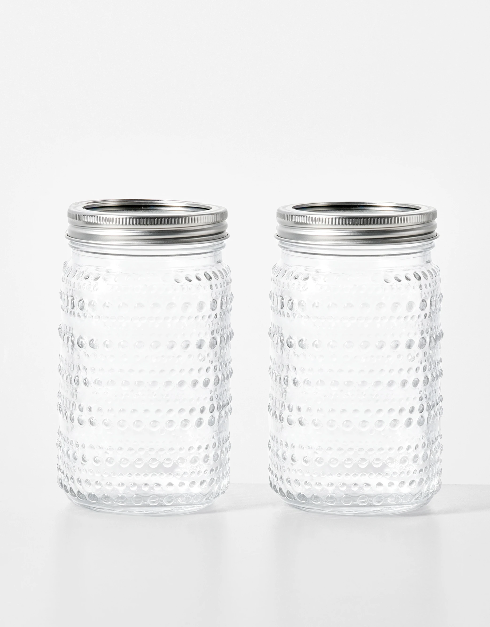 Embossed Canning Jars