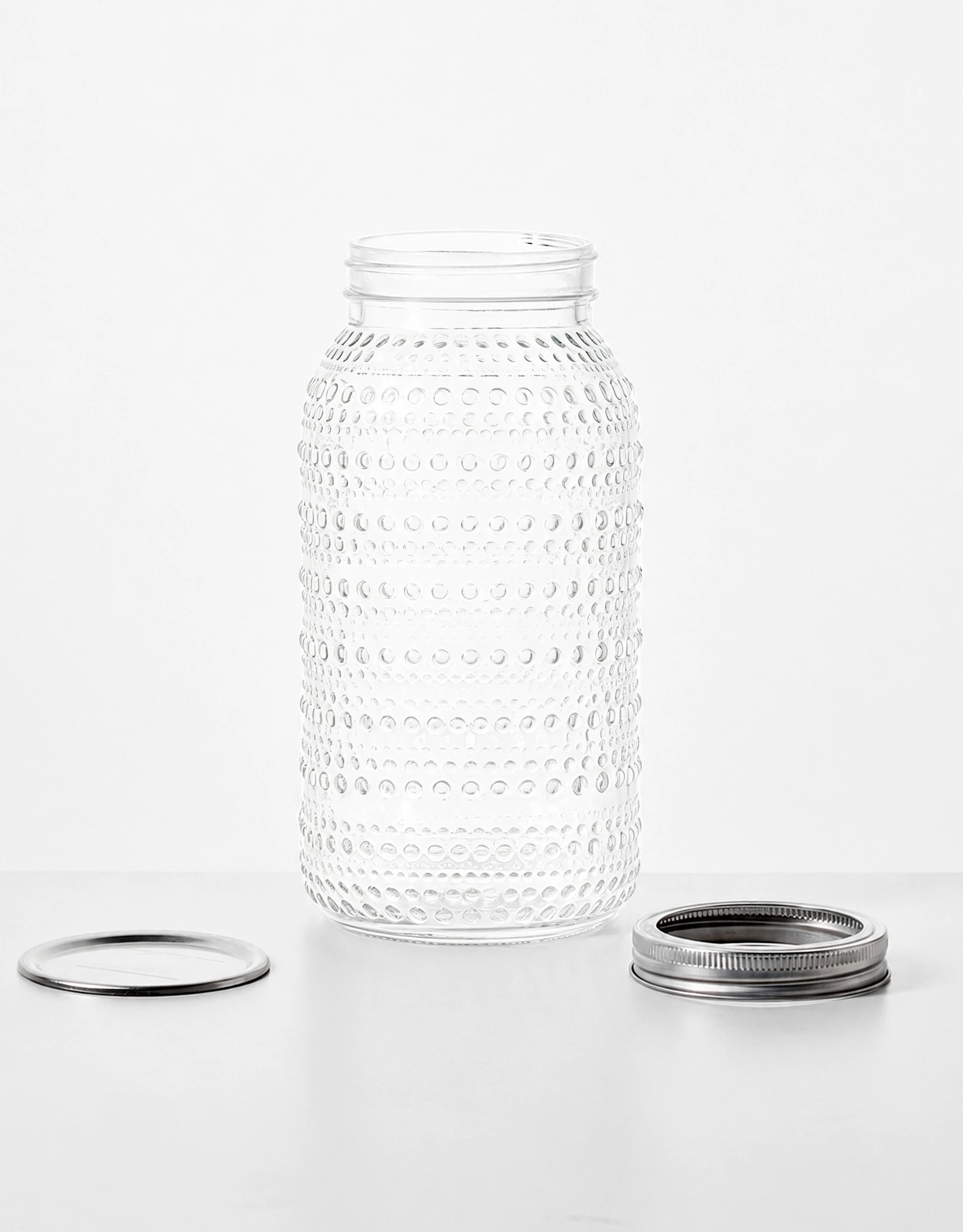 Embossed Canning Jars