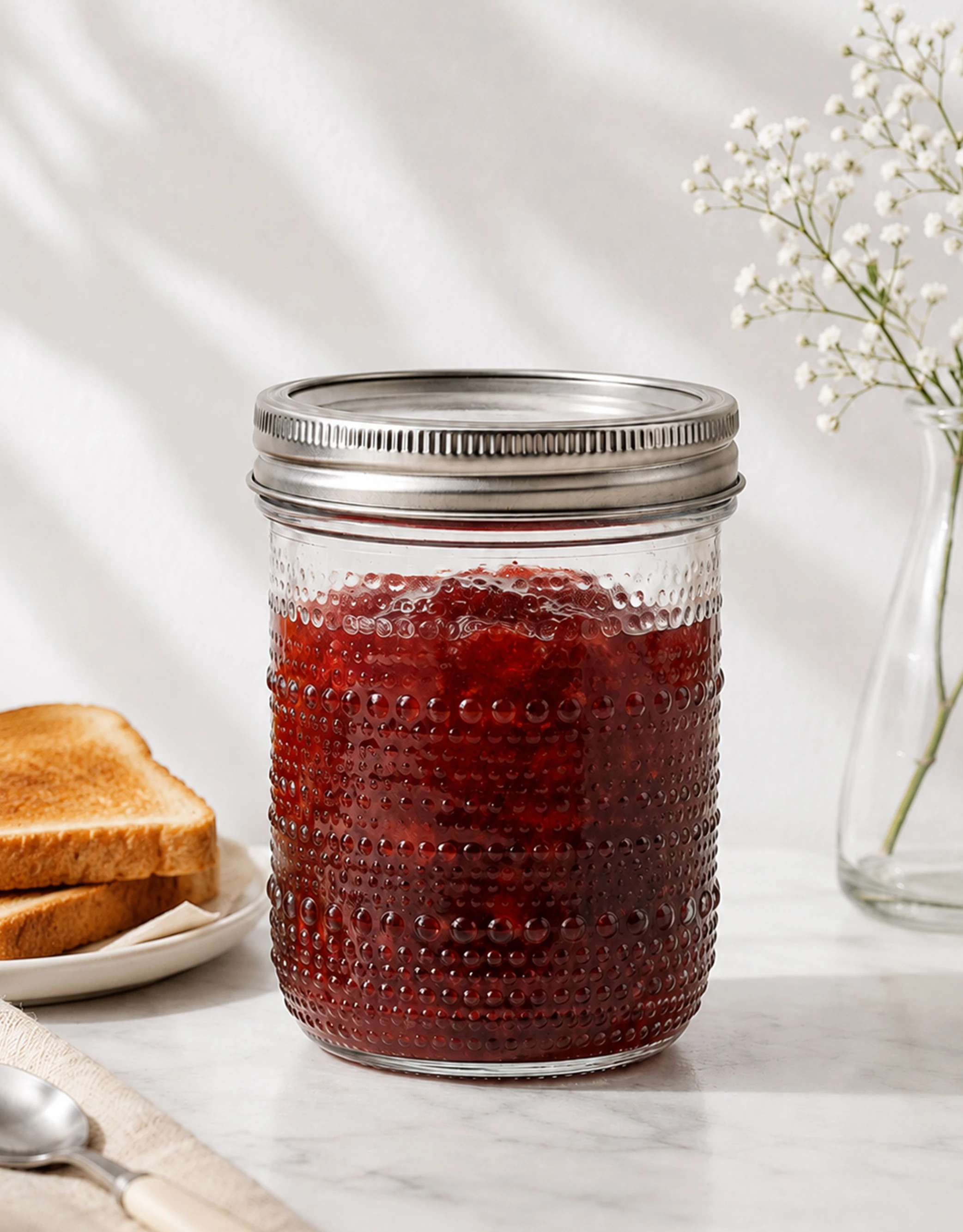 Embossed Canning Jars