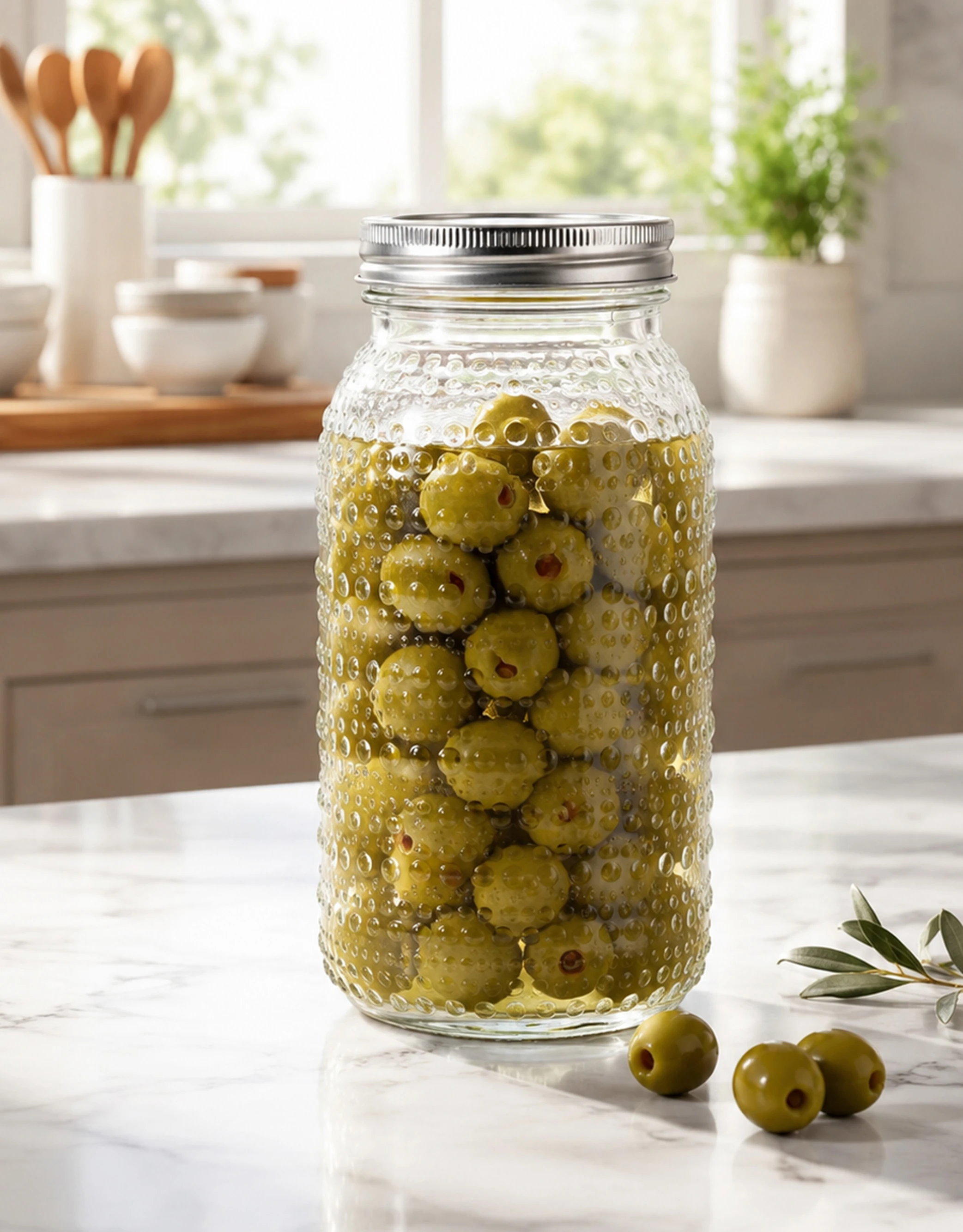 Embossed Canning Jars