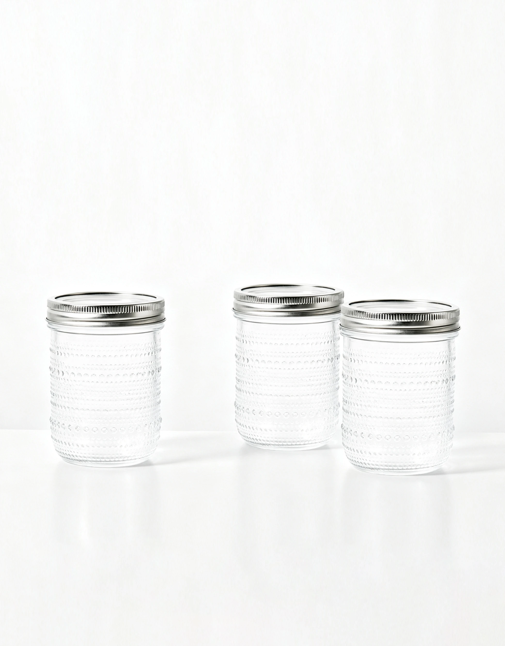 Embossed Canning Jars